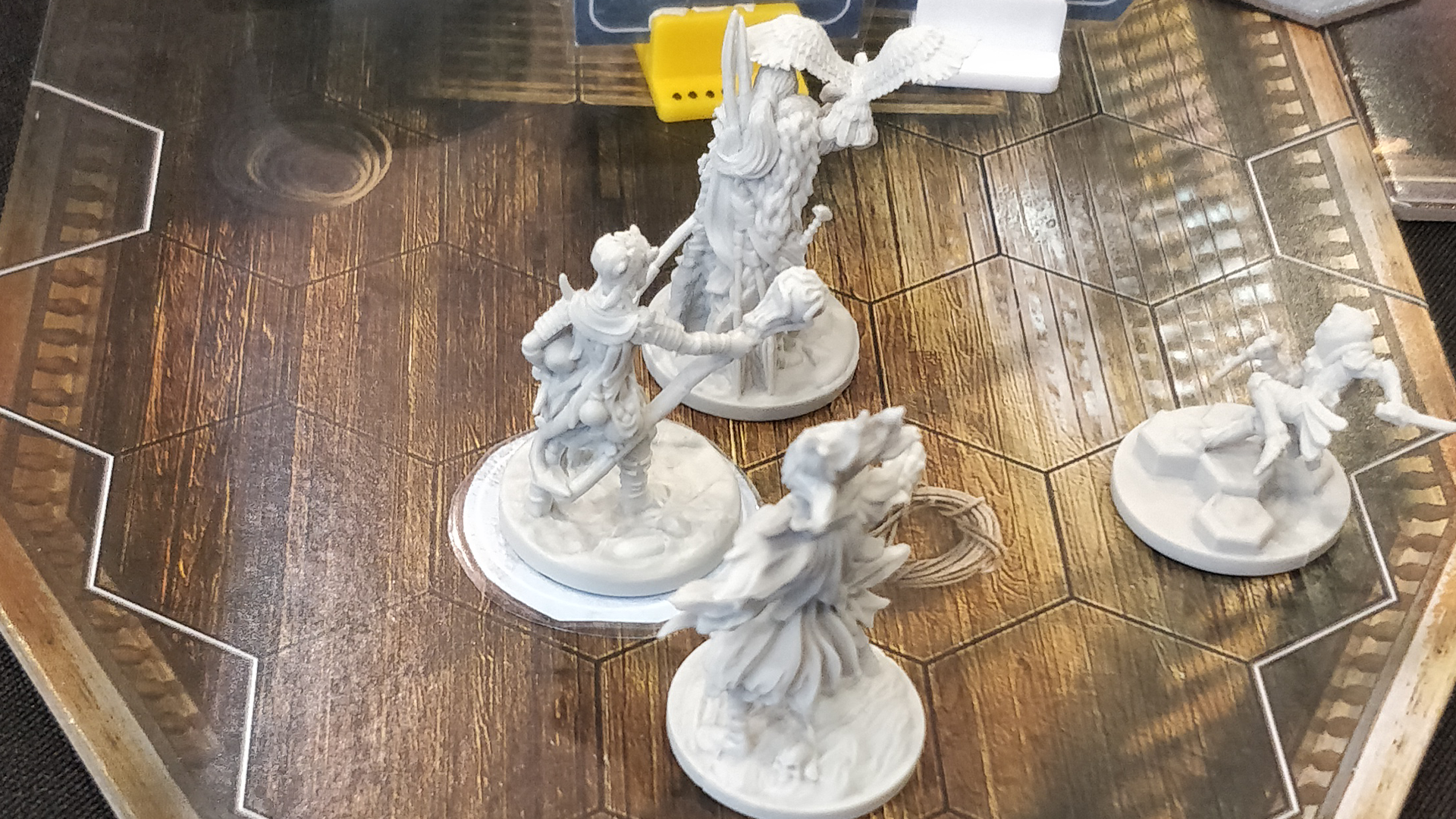 An image of some miniatures for Frosthaven