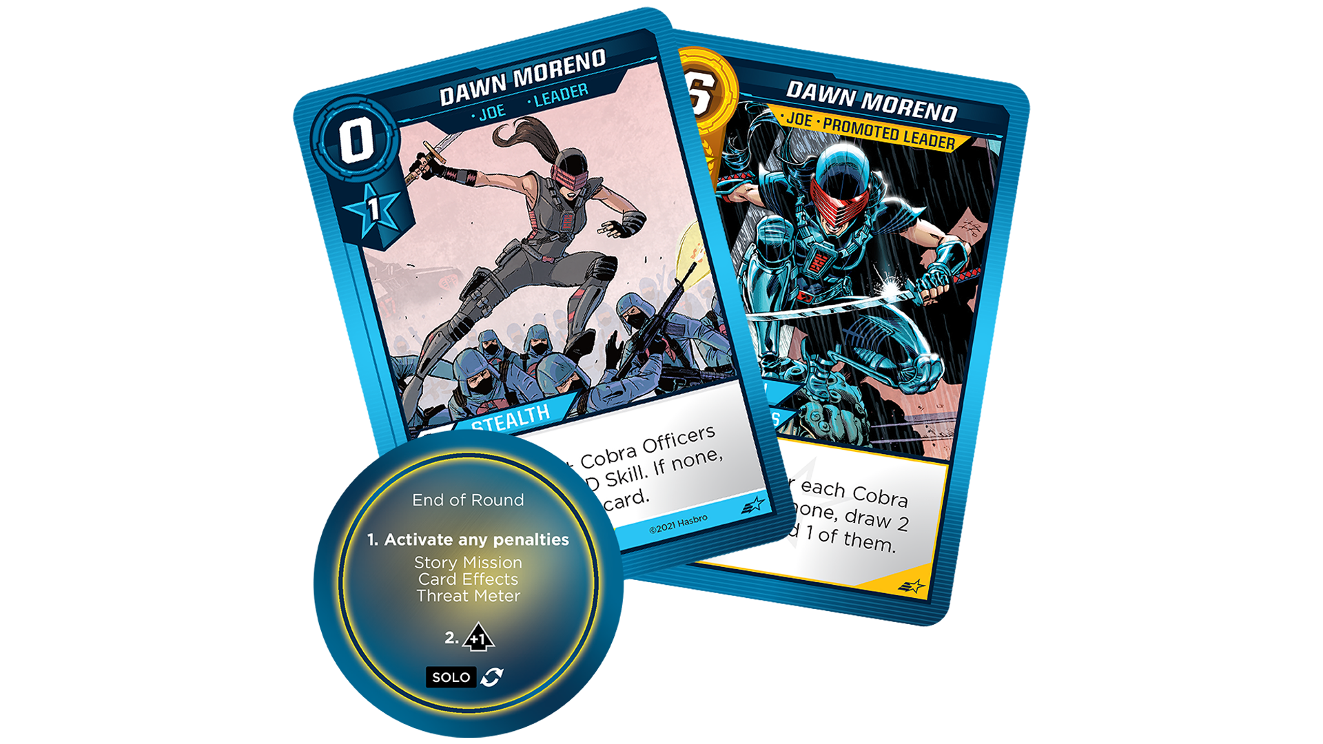 G.I. Joe Deck-Building Game cards