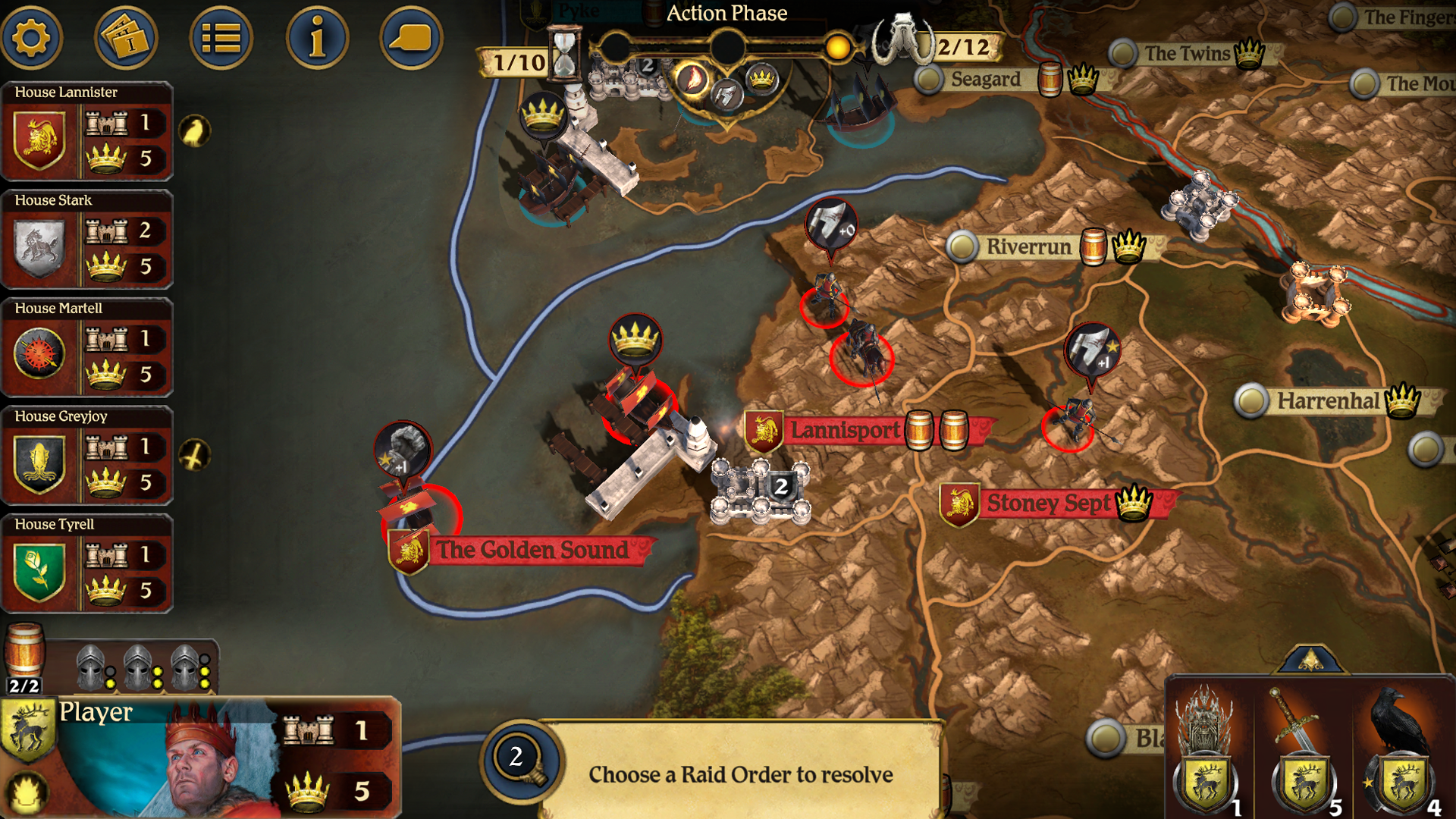 A Game of Thrones: The Board Game - Digital Edition is now playable on  mobiles | Dicebreaker