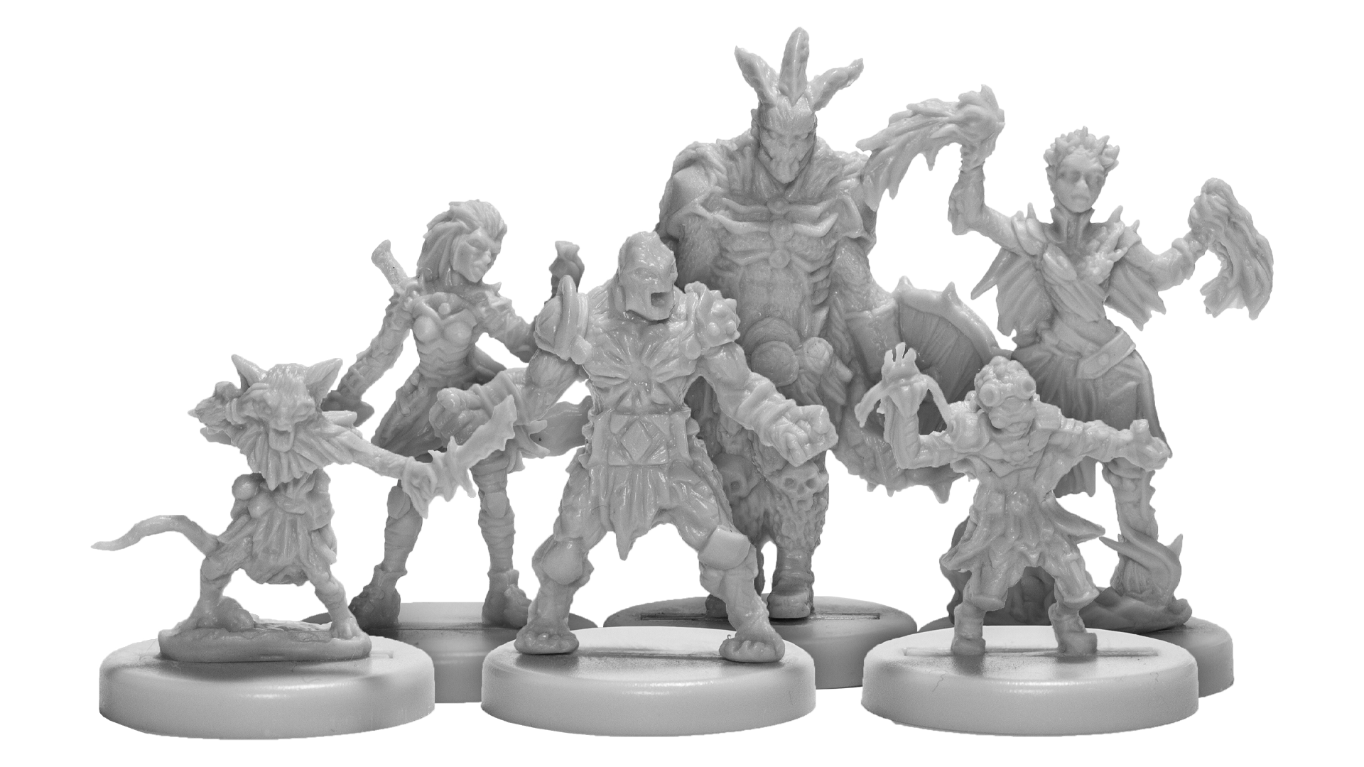 Details about   6pcs Investigators Male Miniatures Deep Madeness Board Game Endless Nightmares 