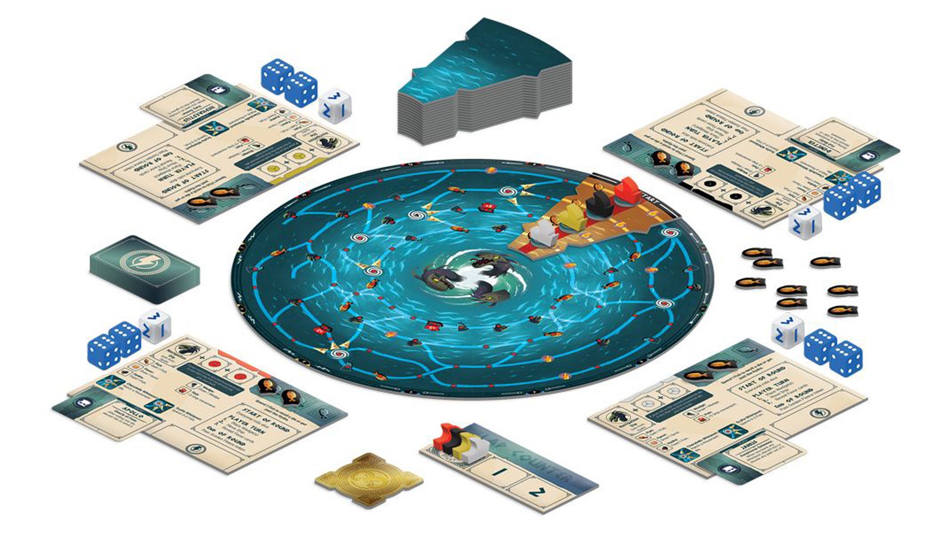 Greece Lightning board game layout
