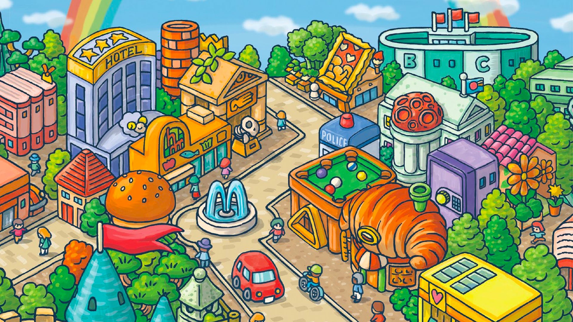 Image for Happy City is a simple but sweet blend of Splendor and Machi Koro that’ll put a smile on your face