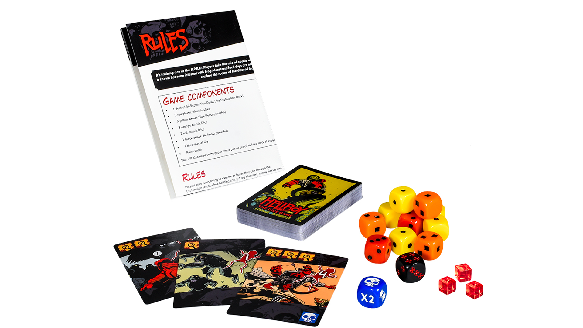 Hellboy: The Dice Game is a fast-paced exploration title about fighting  frog monsters | Dicebreaker