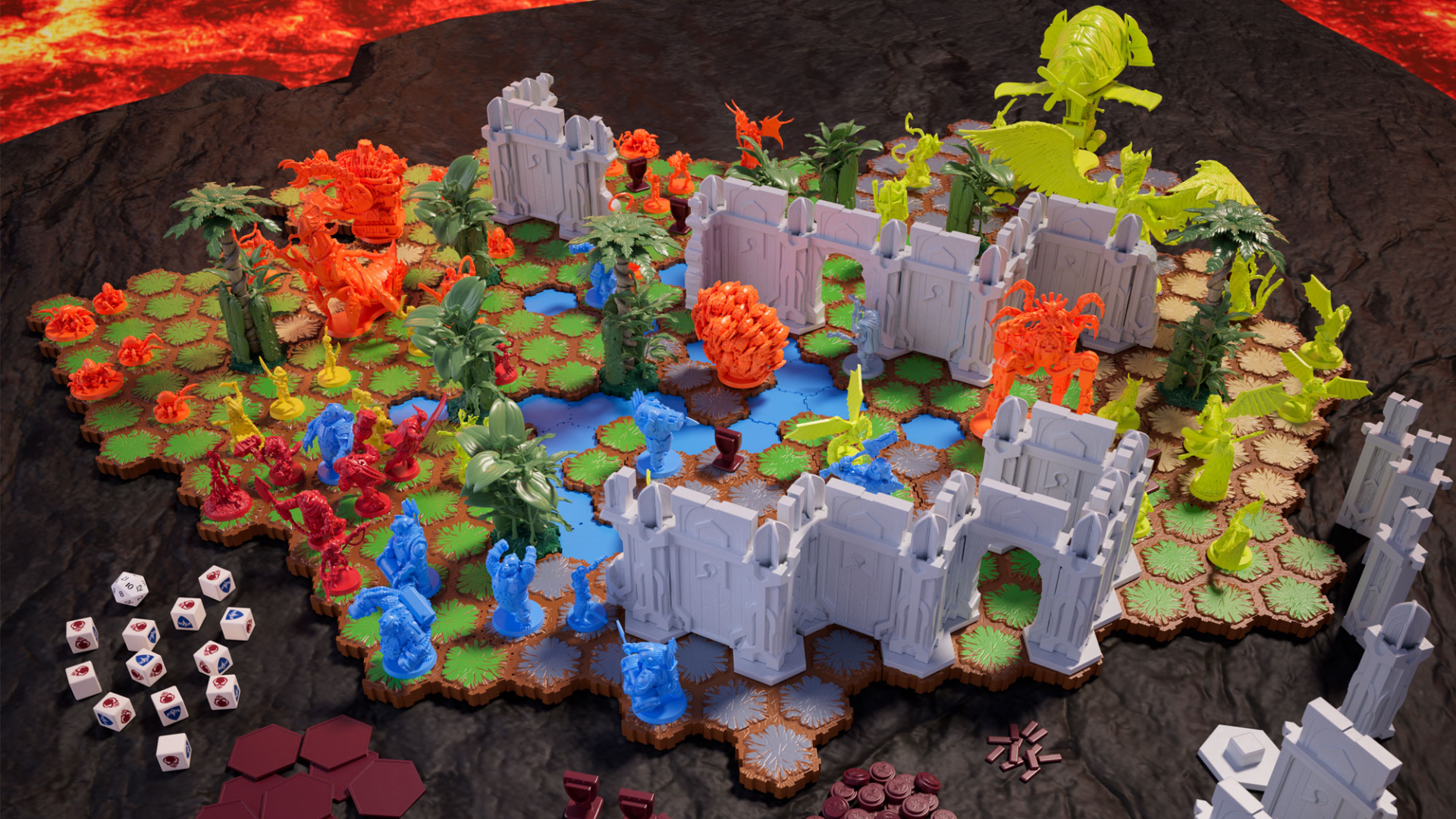 Heroscape returns with a big - and expensive - box of wargame miniatures  for an Age of Annihilation | Dicebreaker