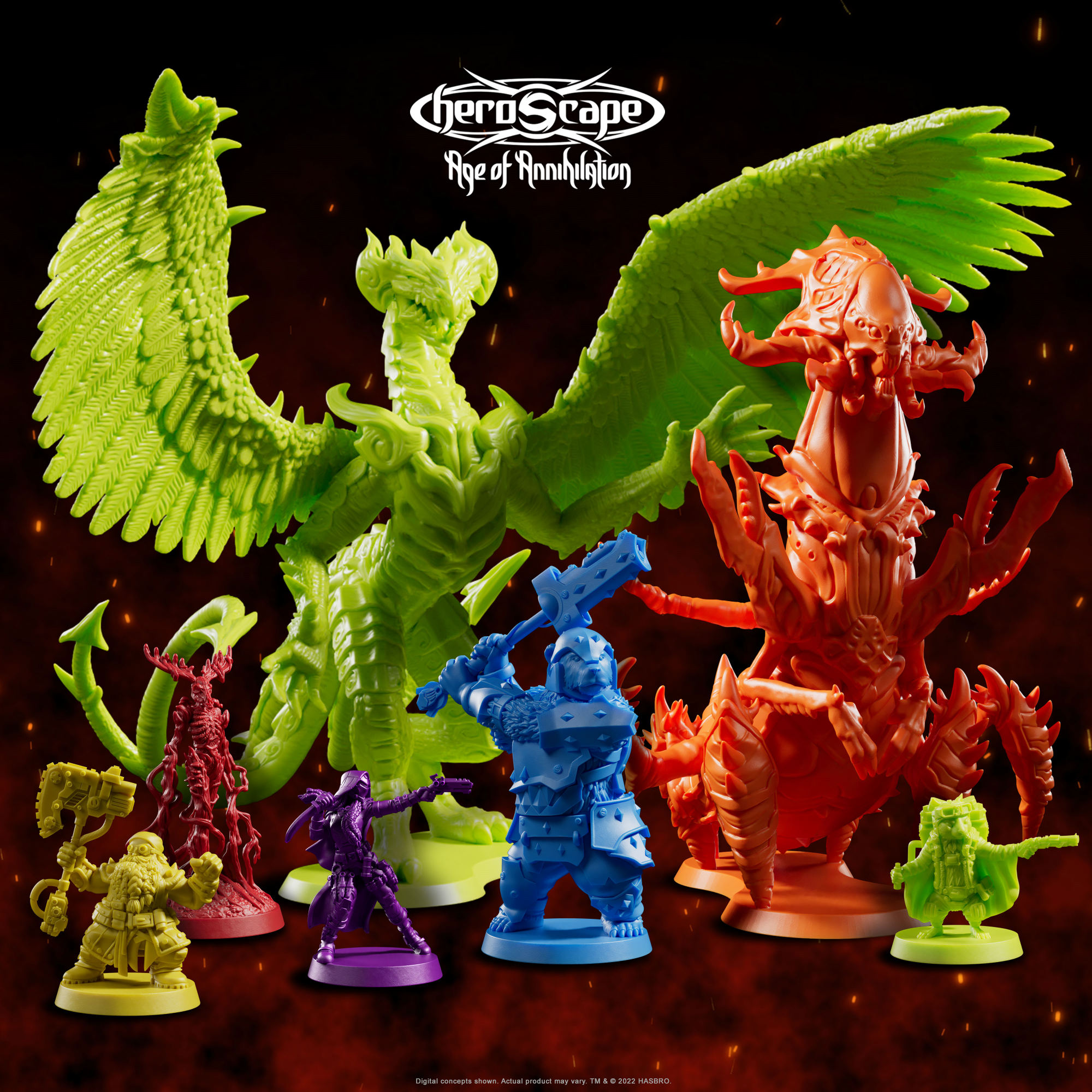 Product shot of Heroscape: Age of Annihilation miniatures wargame