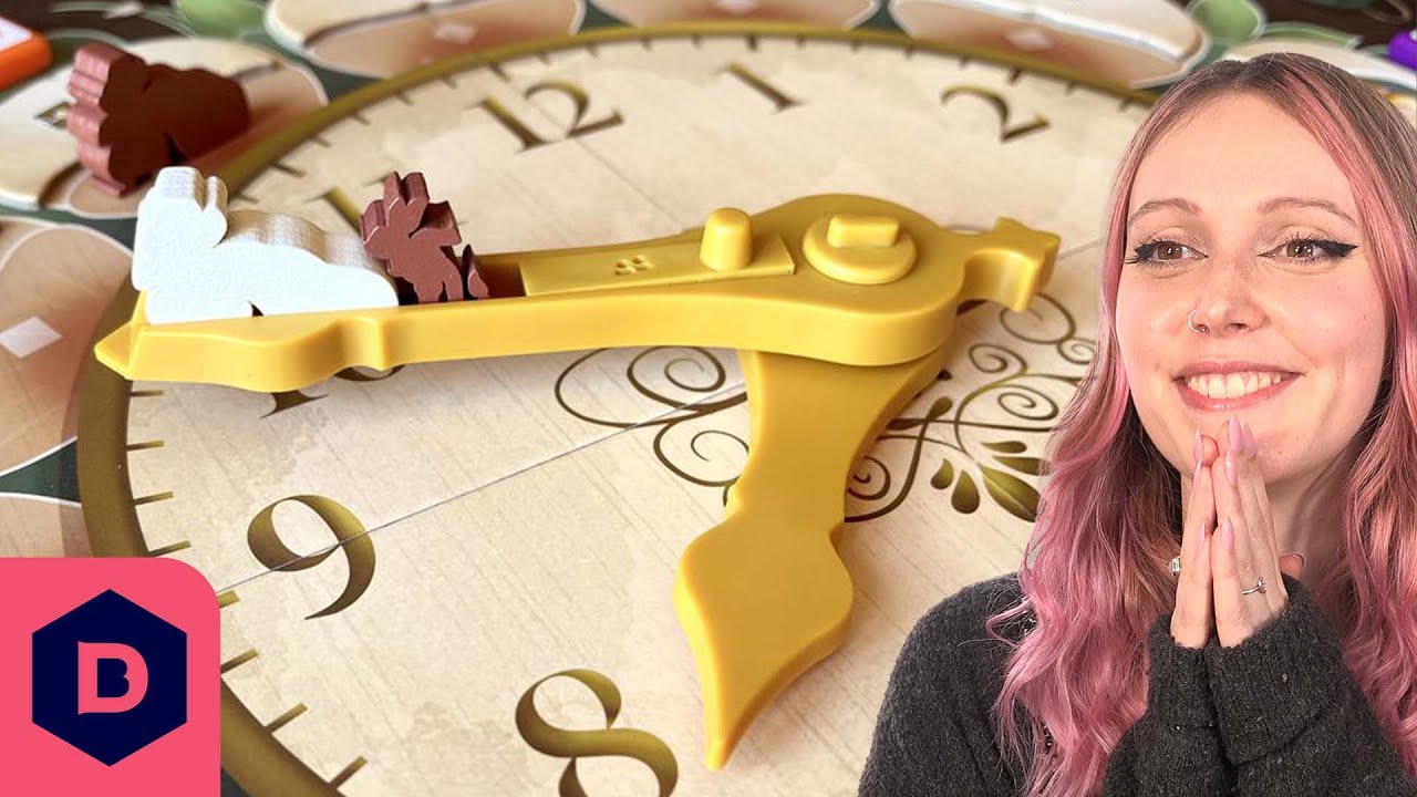 Image for A mouse-sized scavenger hunt on a moving clock face! We get a first look at new board game Hickory Dickory (Sponsored)