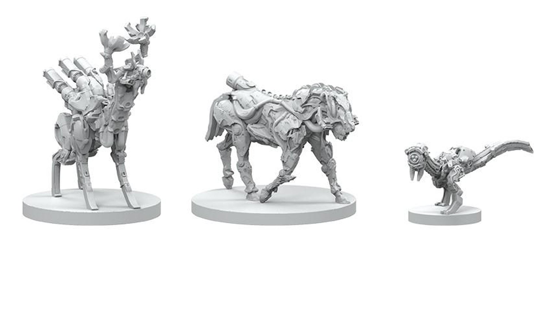 Horizon Zero Dawn: The Board Game miniatures