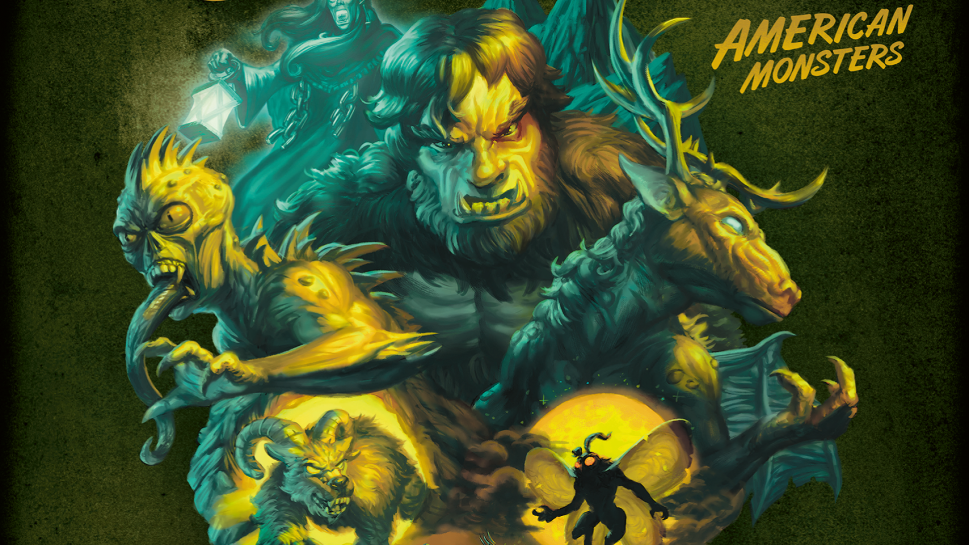 Image for Horrified brings the hunt stateside in cryptid-infested board game sequel American Monsters