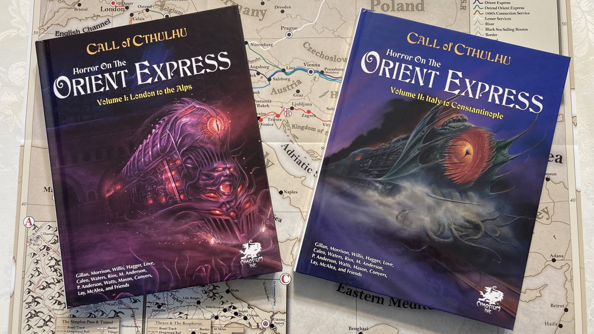 Horror on the Orient Express books