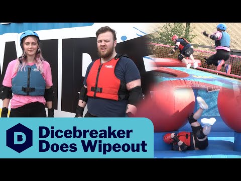 Image for Watch Dicebreaker fail at Total Wipeout in real life!