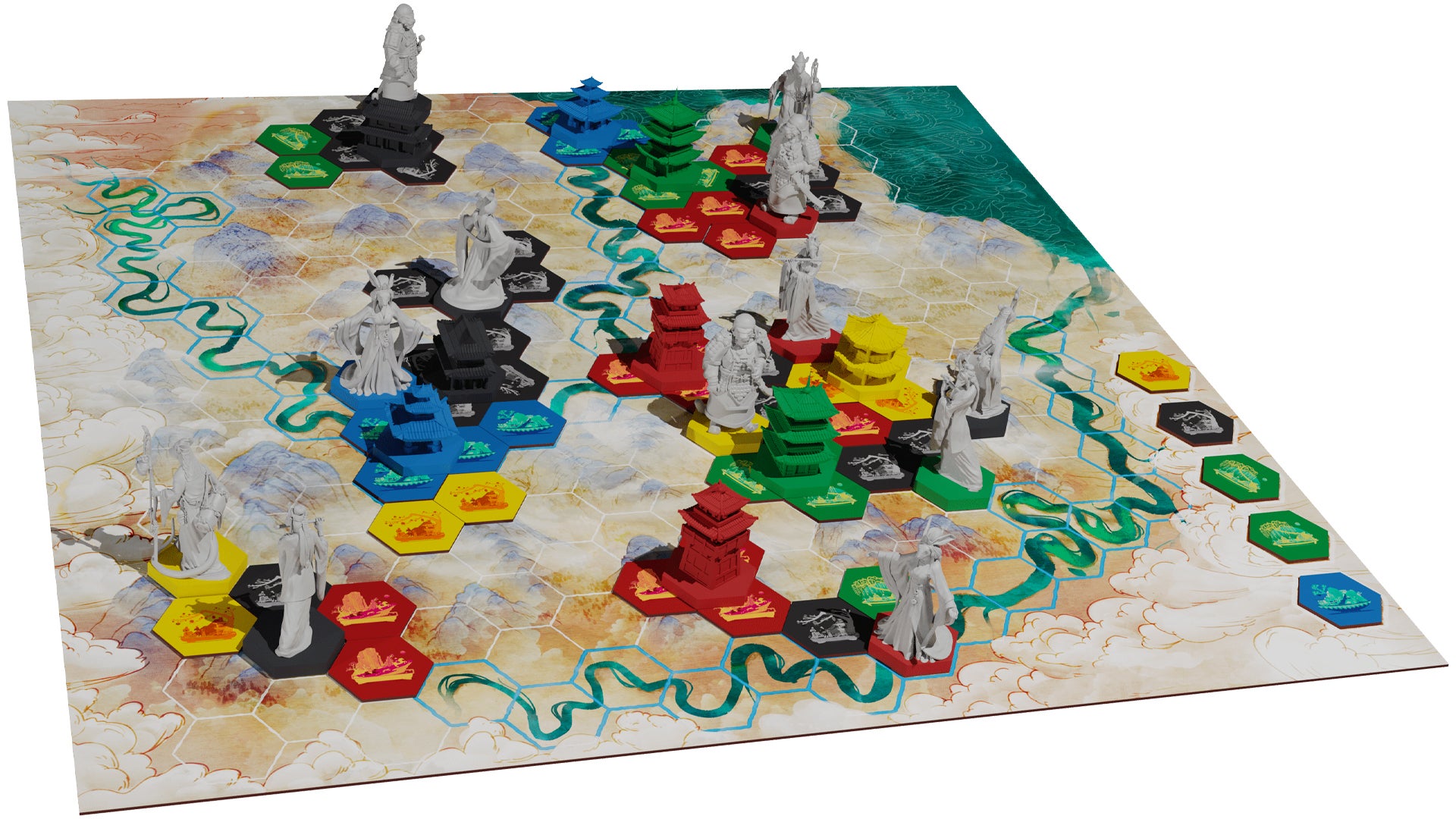 Tigris & Euphrates sequel Yellow & Yangtze finally returns with a new name,  new expansions - and miniatures | Dicebreaker
