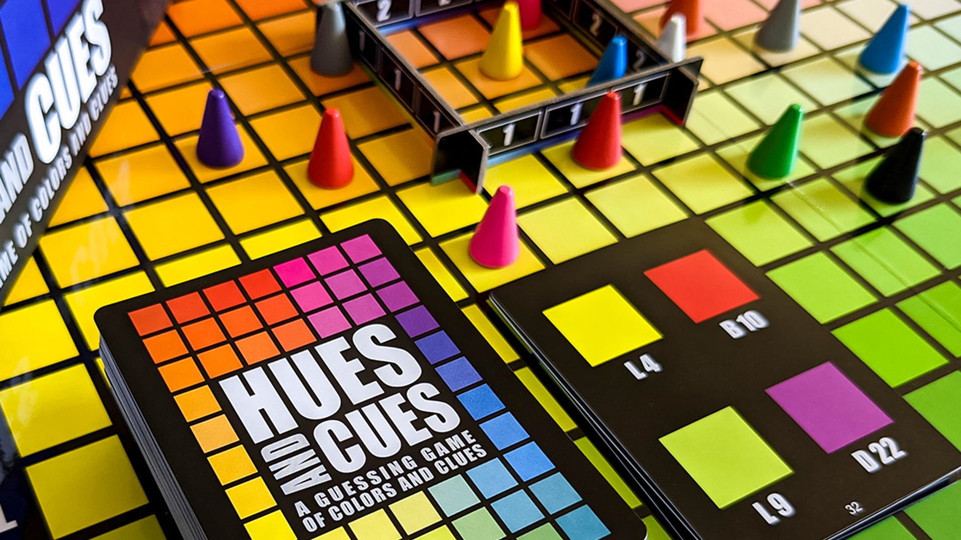 Colourful Party Board Game Hues And Cues Is Like A Psychedelic Codenames Dicebreaker