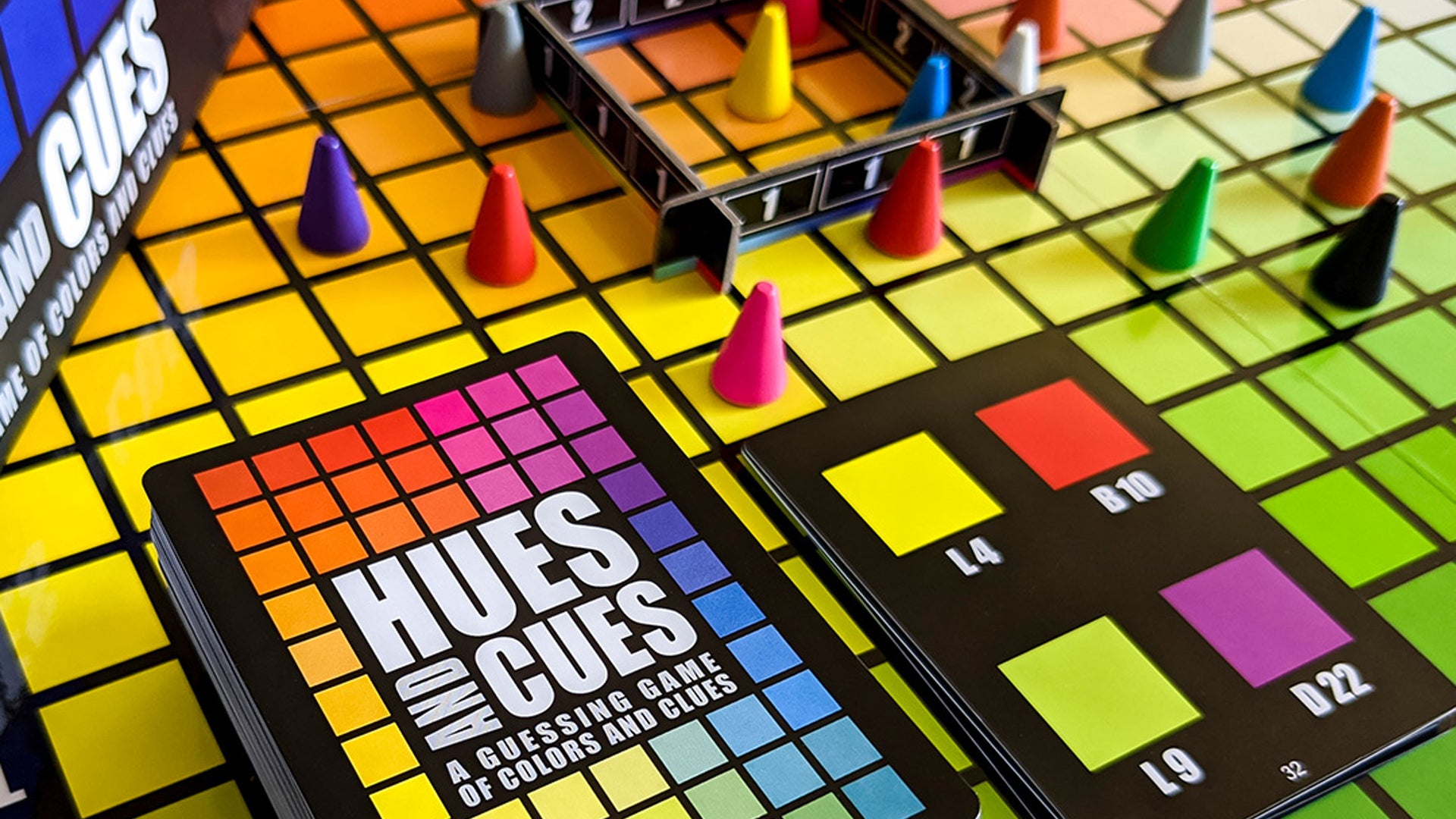 Hues and Cues board game layout 2