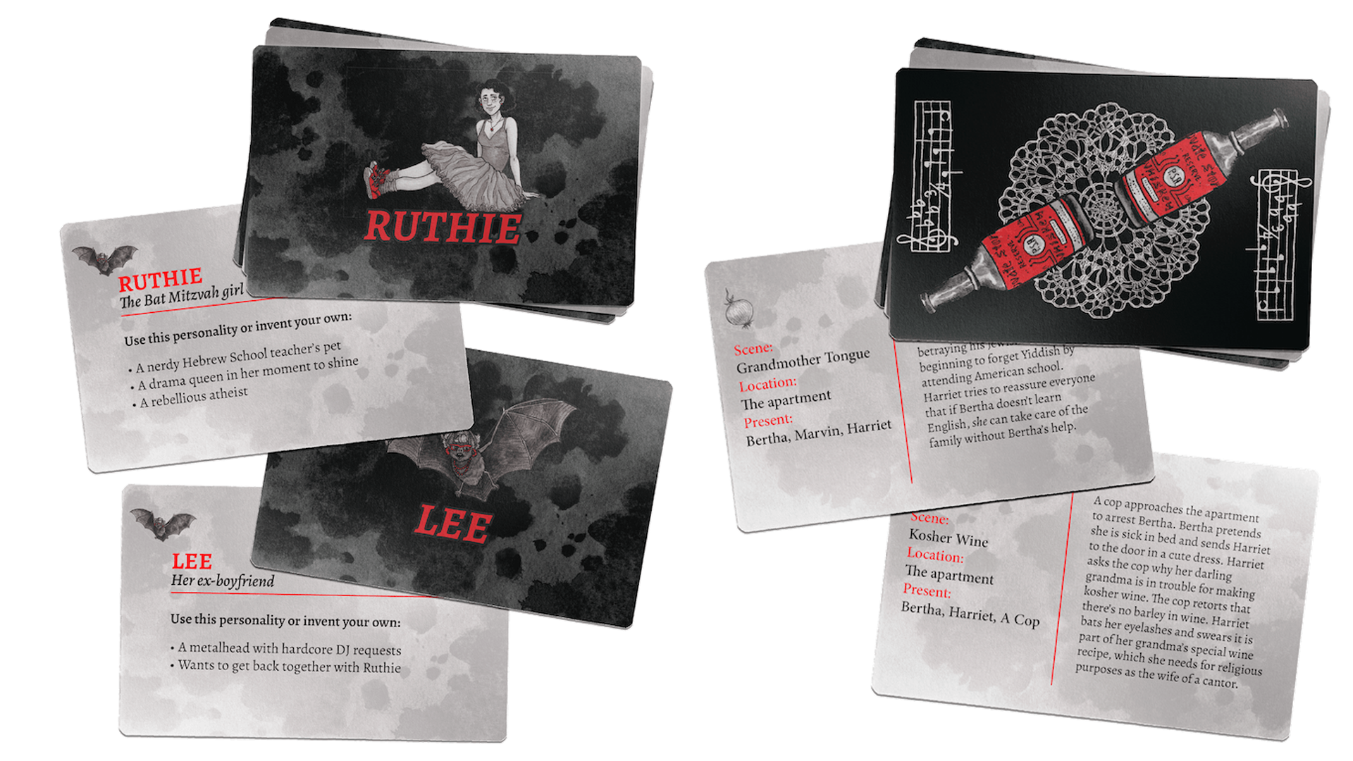 Cards for If I Were a Lich Man RPG.