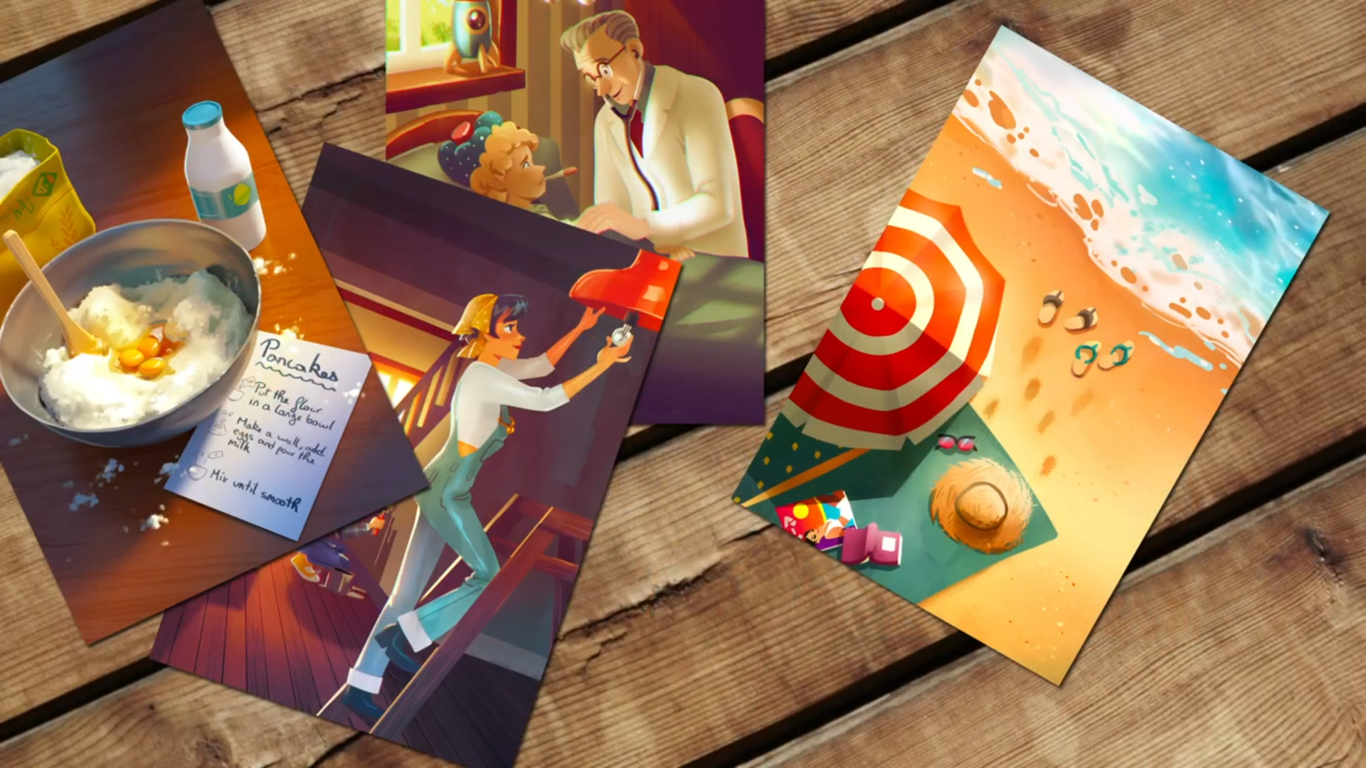 Image for In the Palm of Your Hand’s memory reenactment board game is Dixit meets Pictionary