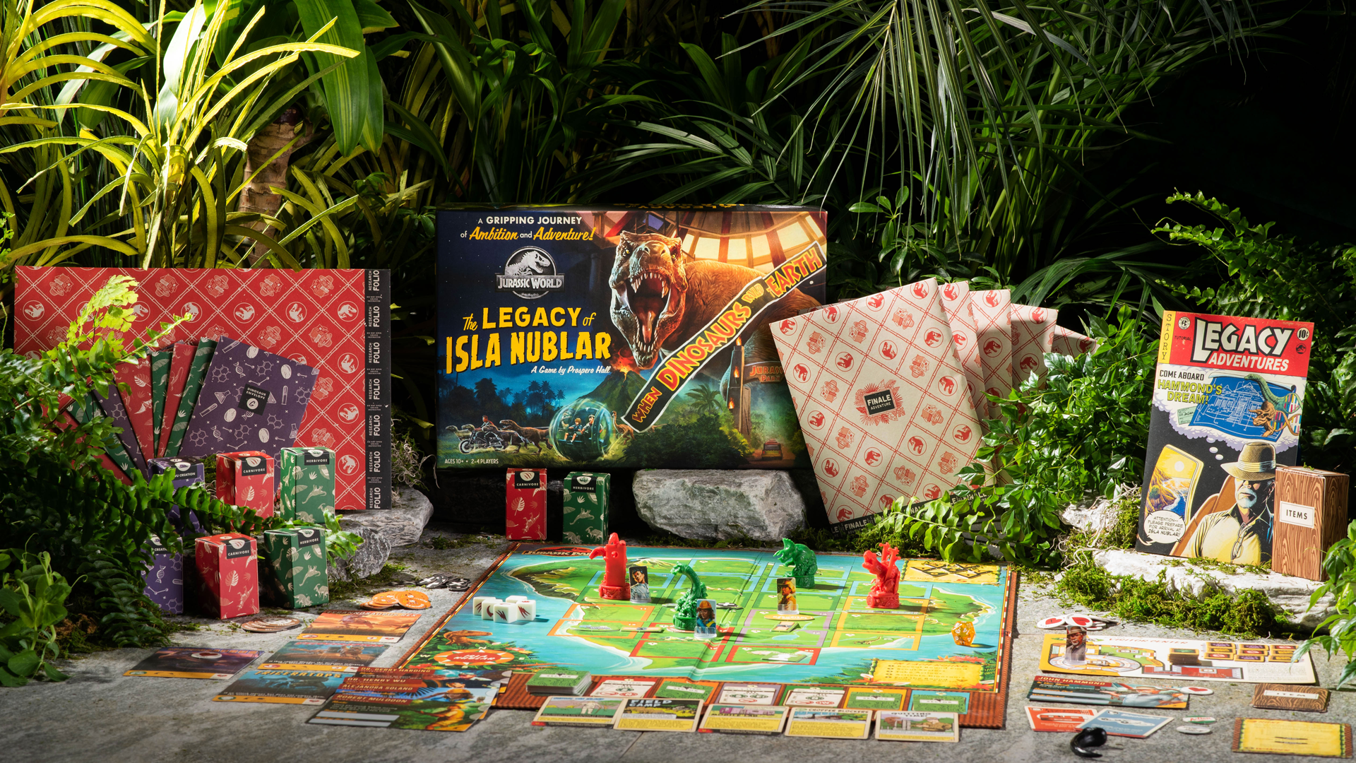 A promo image of Jurassic World: Legacy of Isla Nublar.