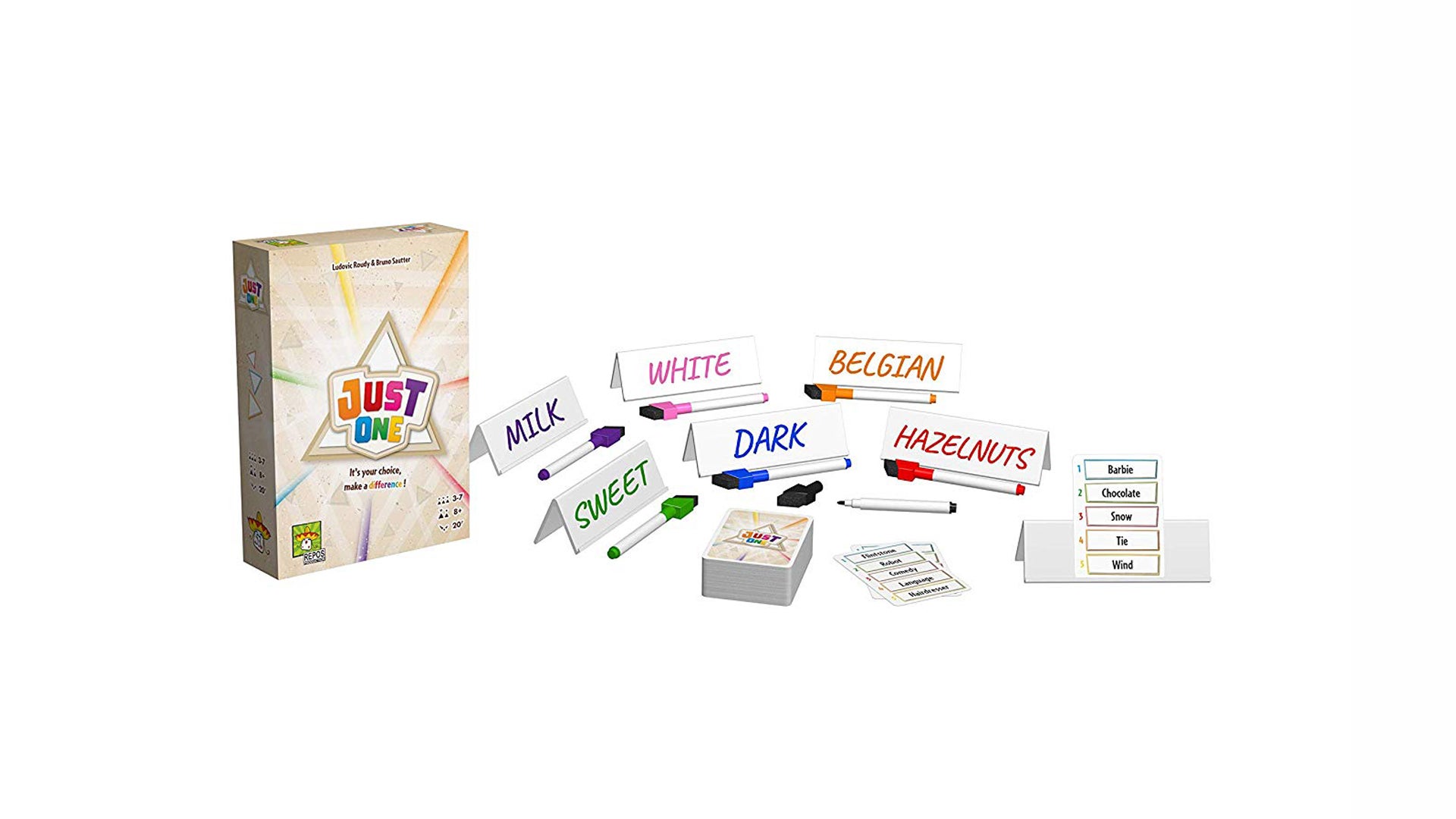 Just One board game layout