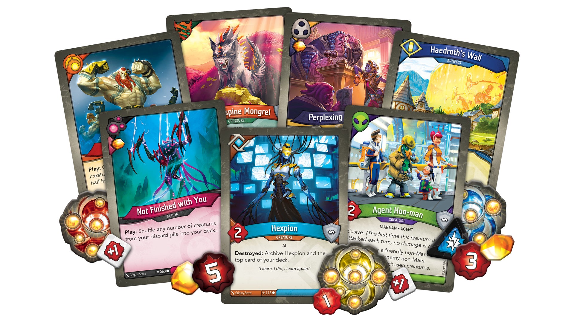 Keyforge: Age of Ascension card game cards