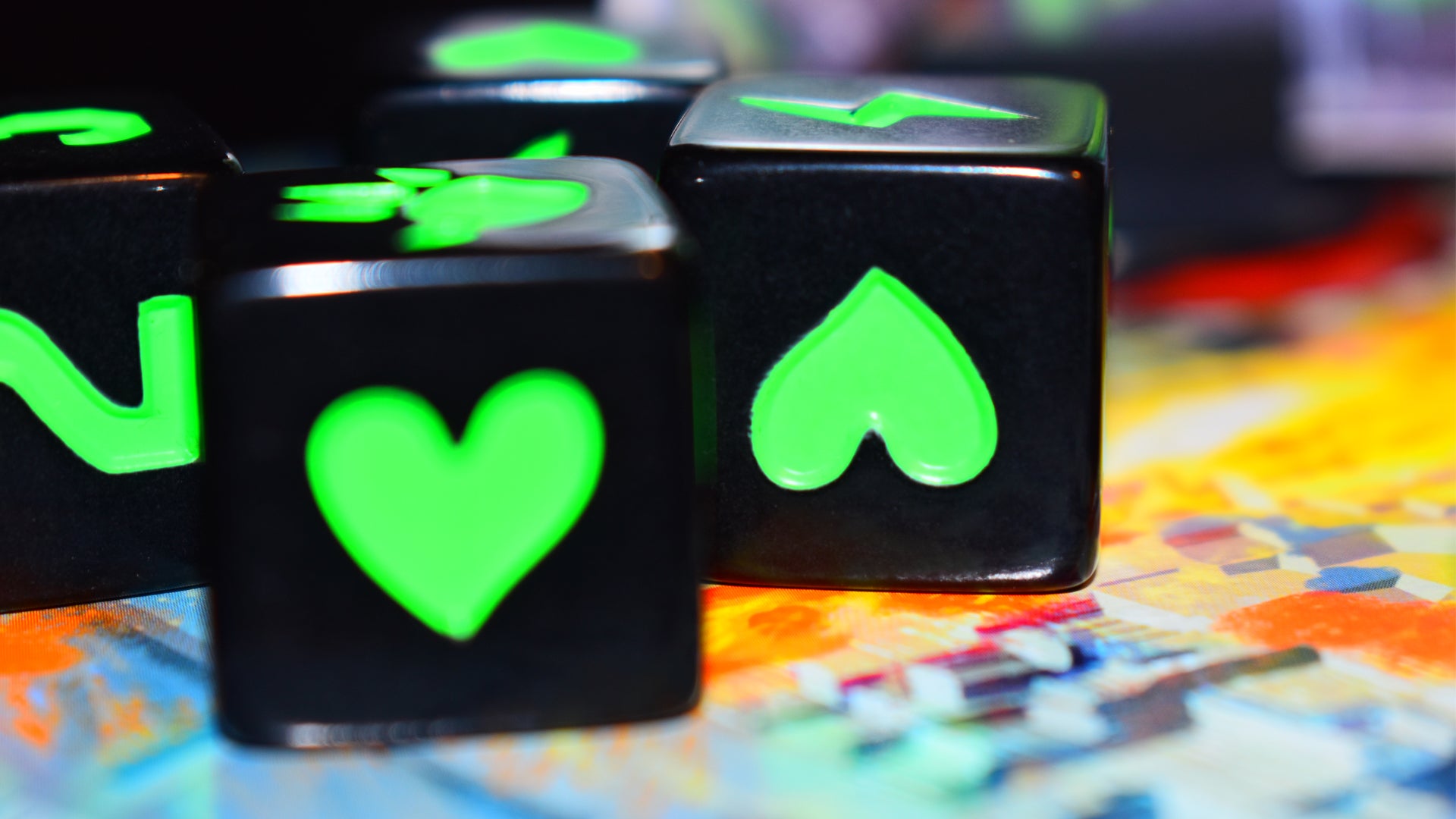 King of Tokyo beginner board game dice