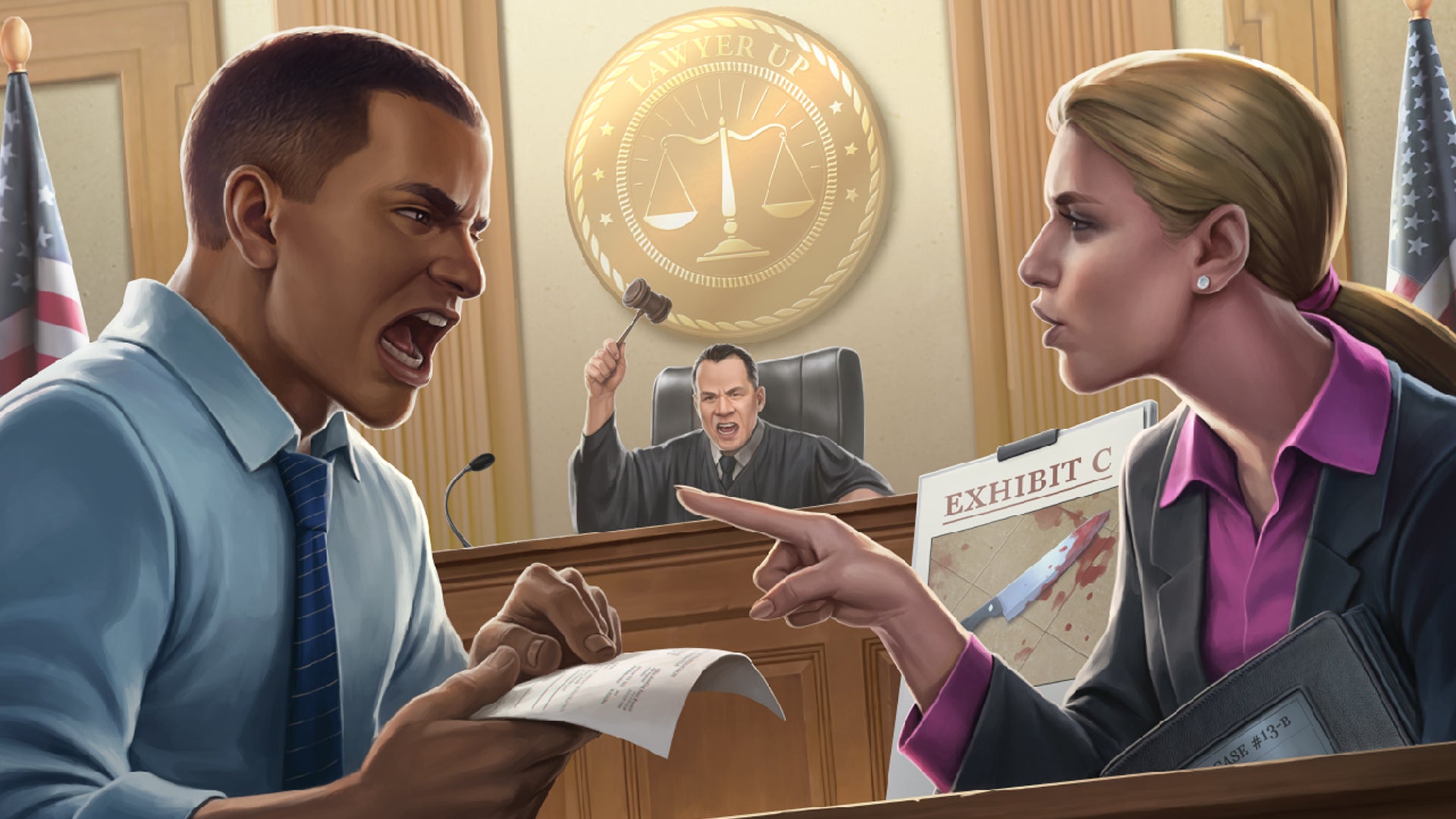 Lawyer Up board game artwork