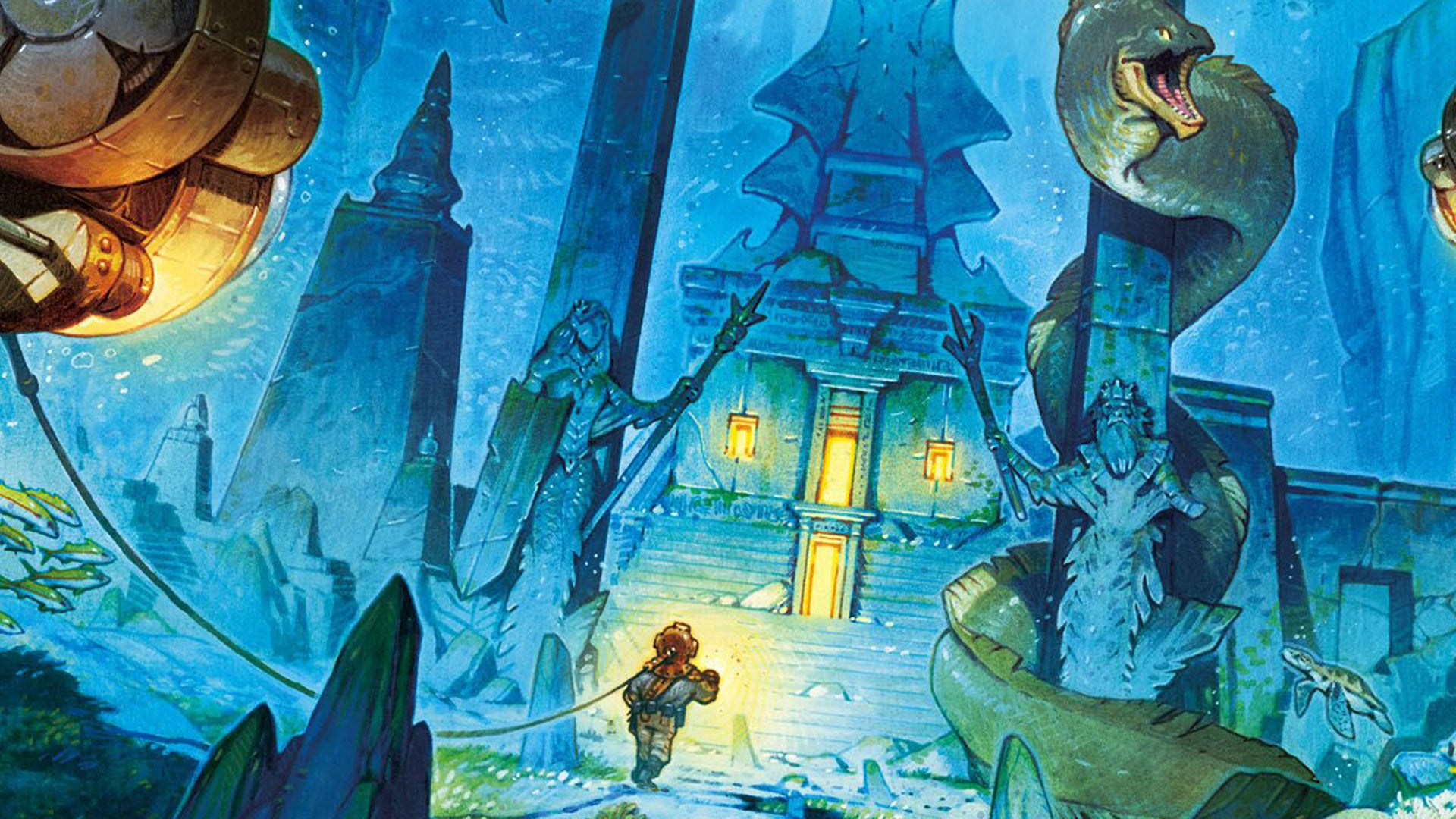 Lost Atlantis board game artwork 2