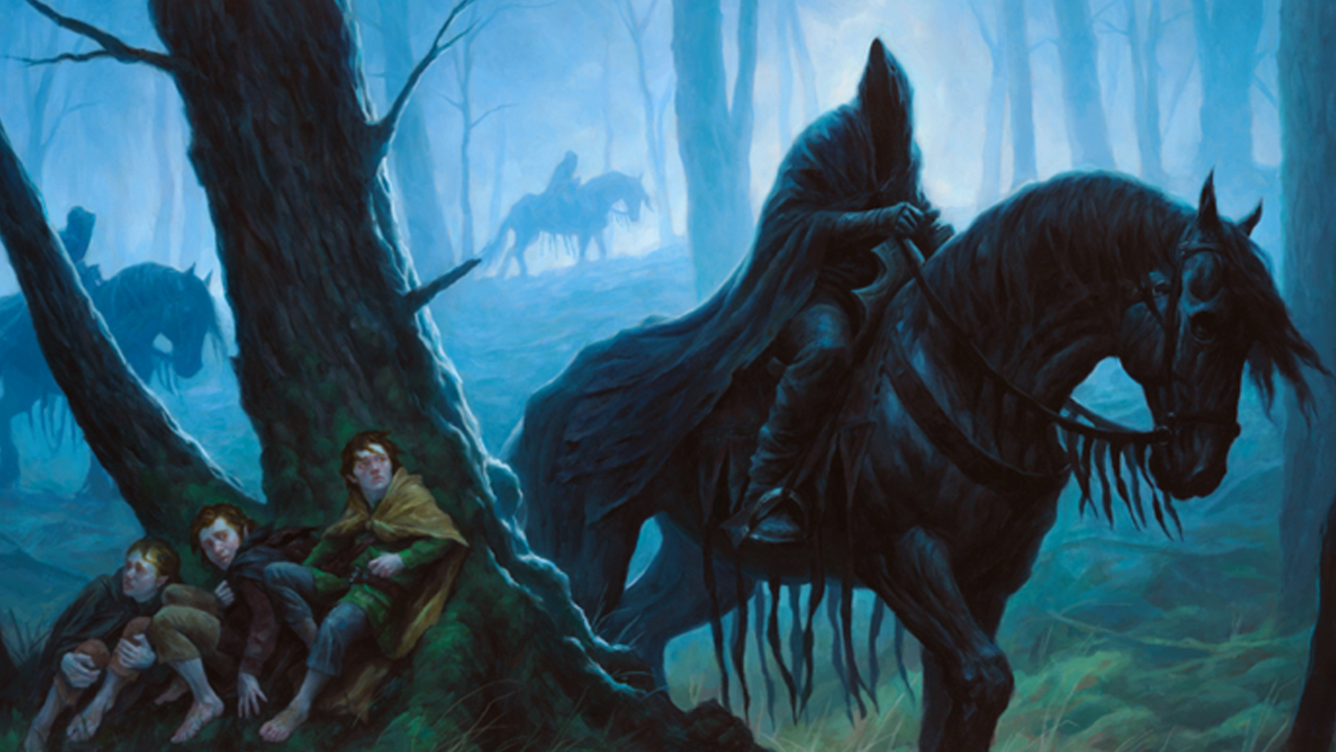Lord of the Rings: The Card Game wraith hiding artwork