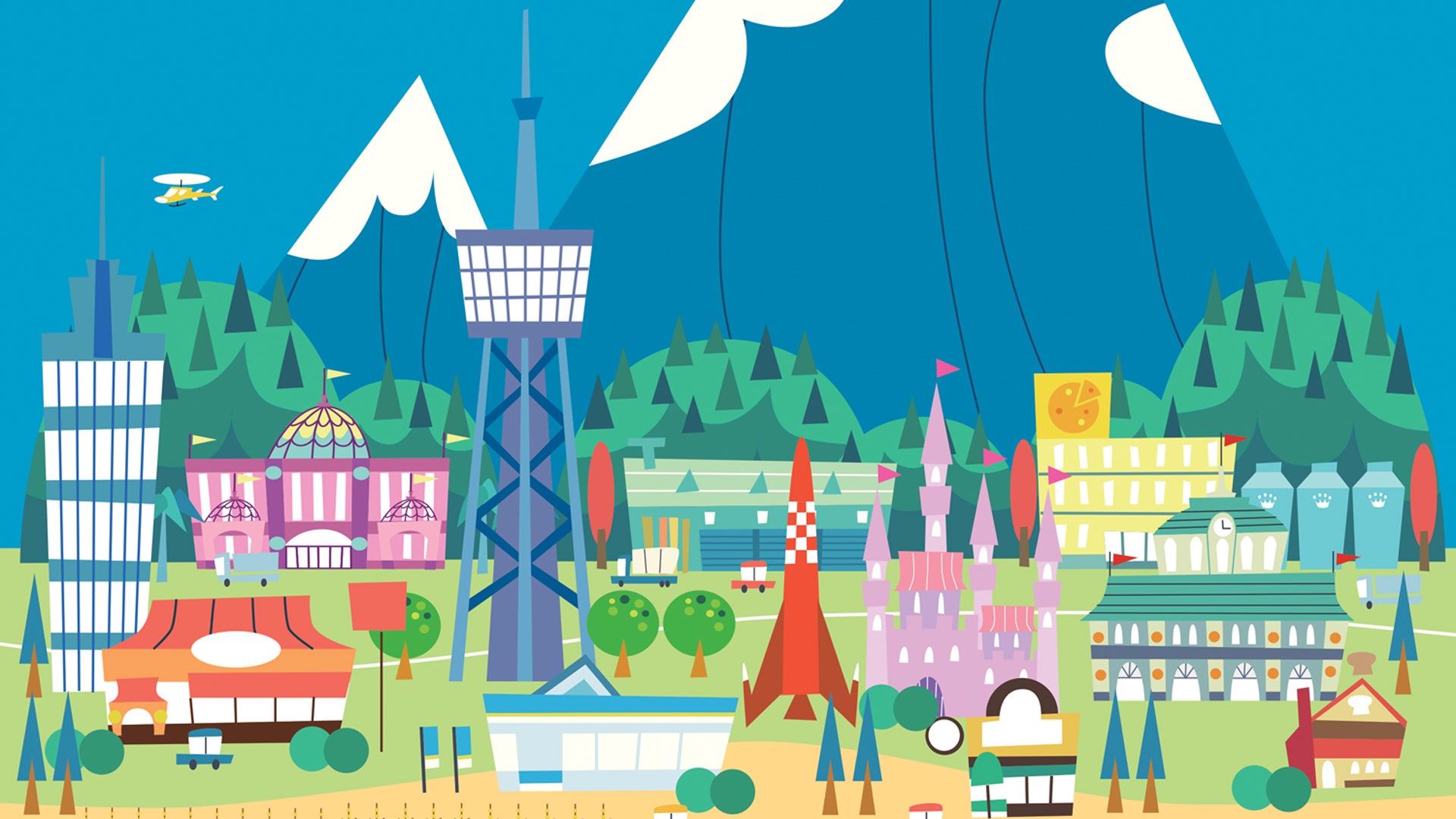 Machi Koro board game artwork