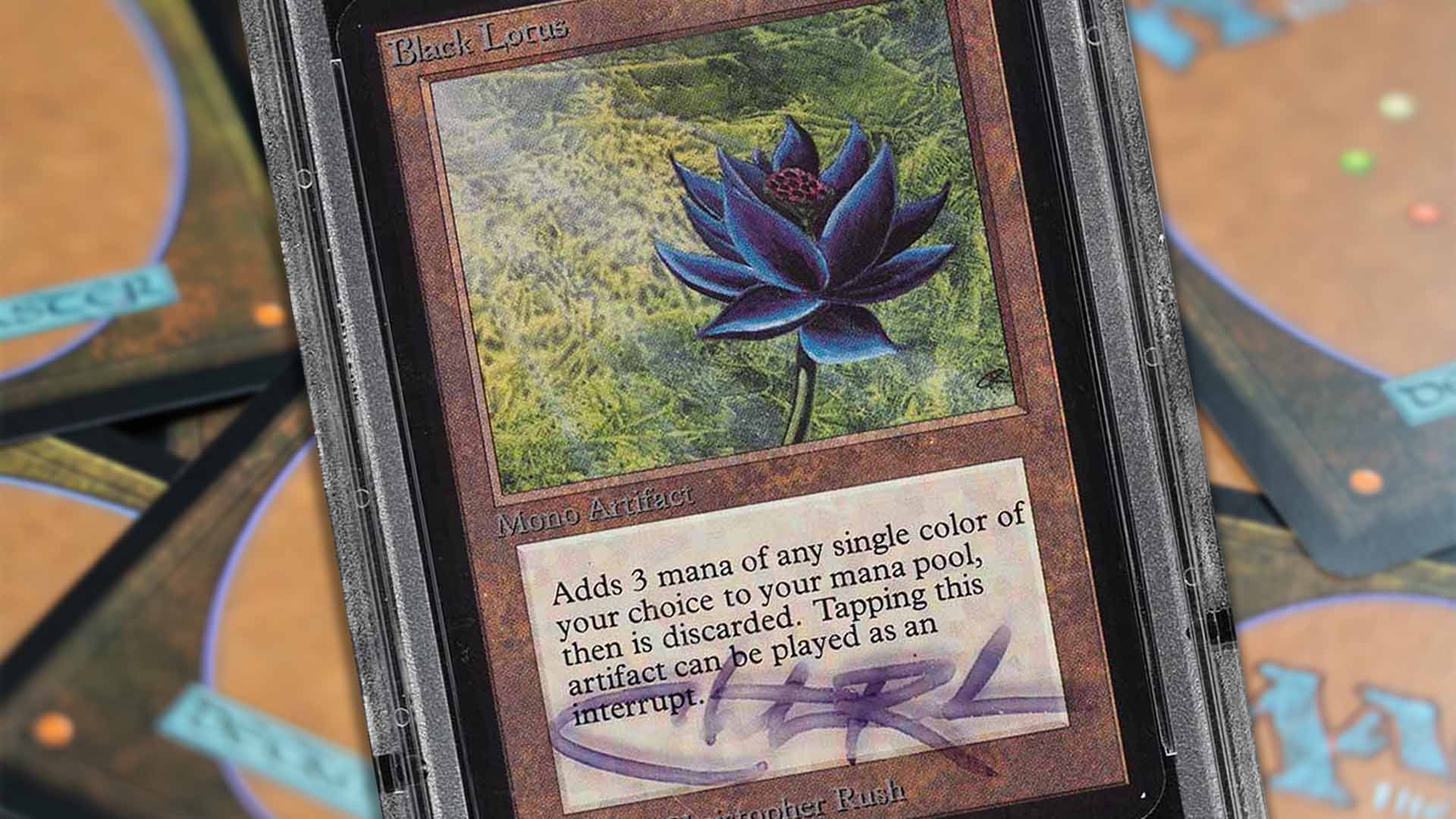 Magic: The Gathering Black Lotus sells for 0,000, setting yet another record for the holy grail card