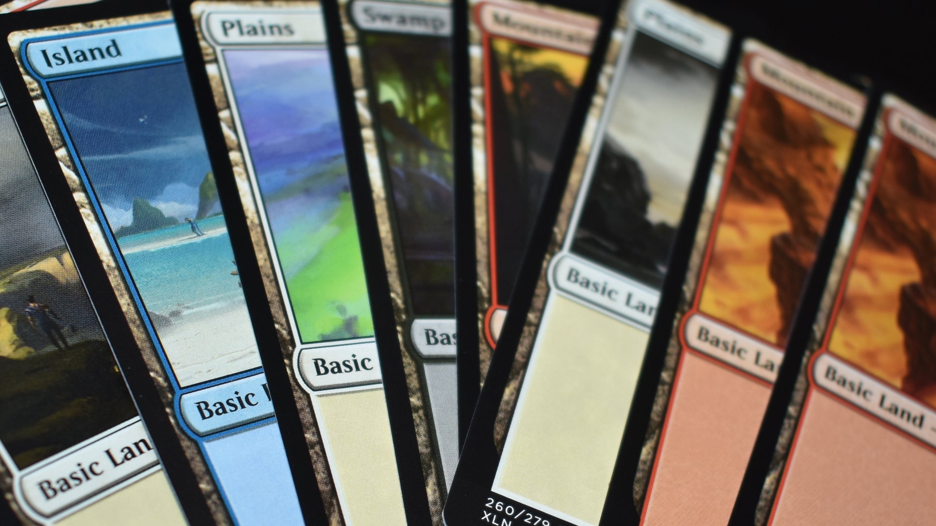 Magic: The Gathering trading card game land cards