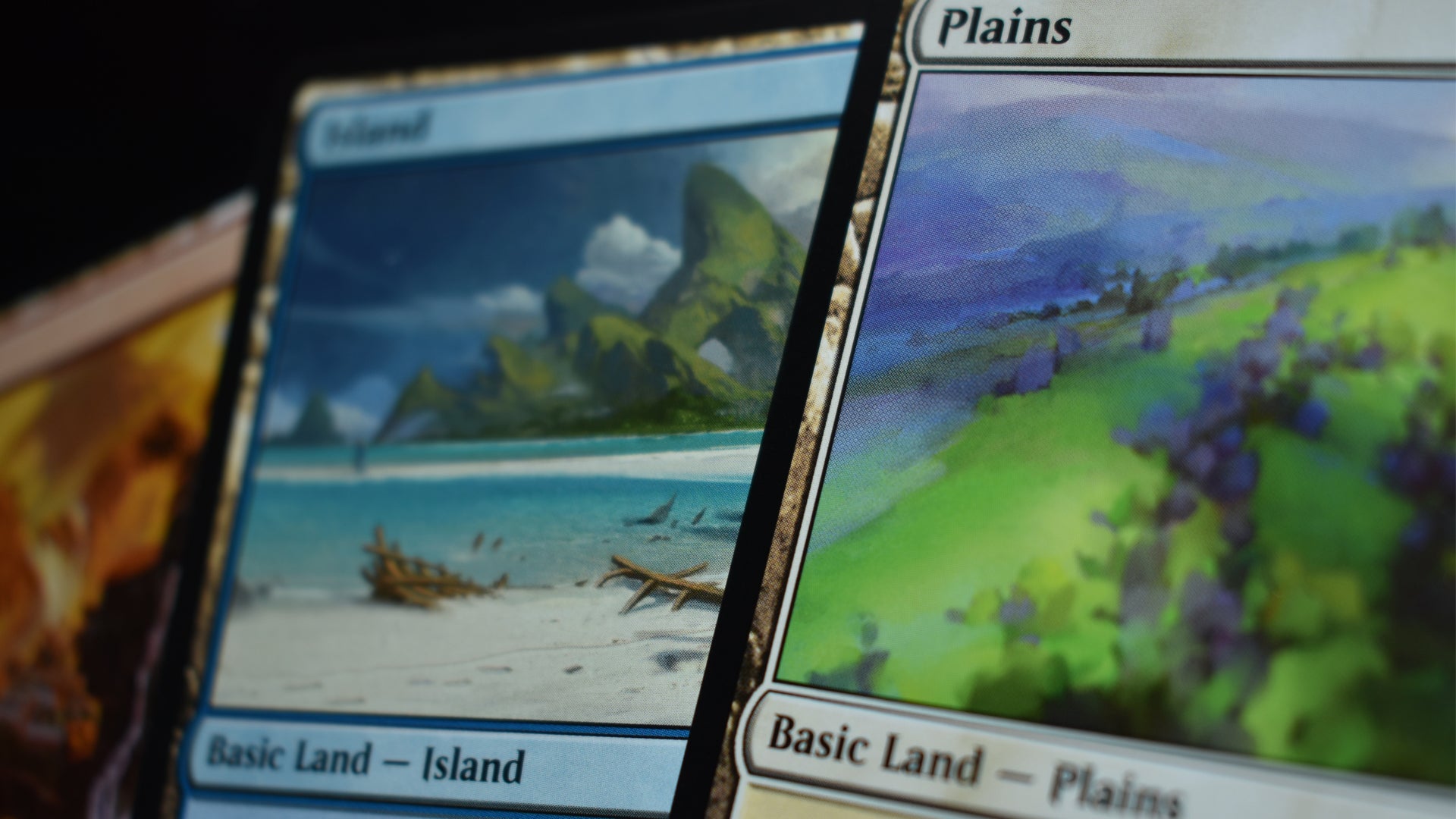 Magic: The Gathering trading card game land cards