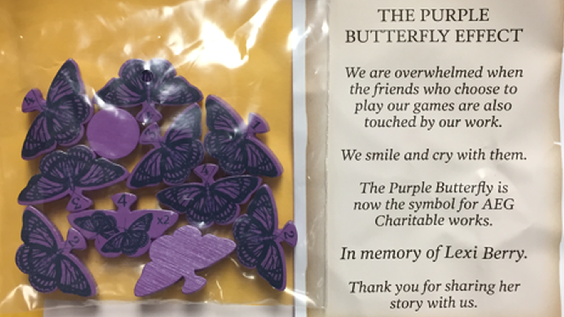 Image for Wingspan creator’s new game Mariposas receives purple butterflies pack in memory of fan’s late daughter