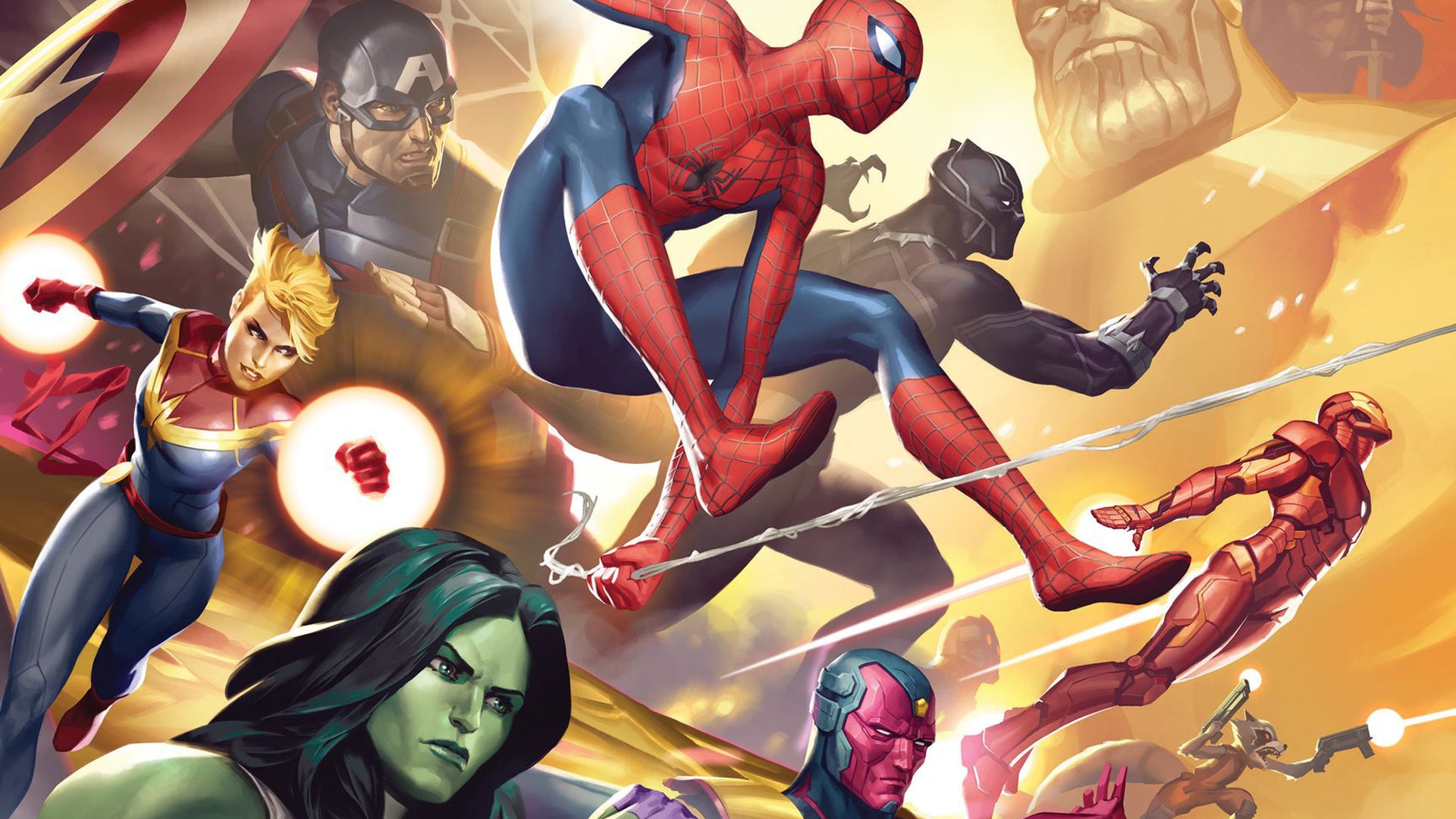 Marvel Champions: The Card Game living card game artwork