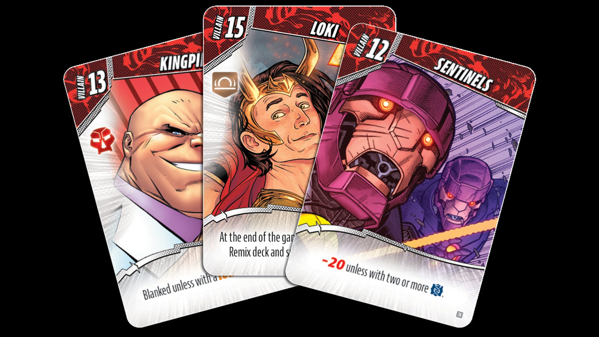 Marvel: Remix villain cards