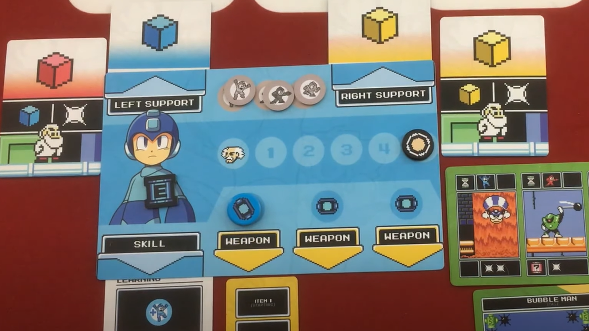 Mega Man Adventures is a co-op board game based on the first three video  games | Dicebreaker