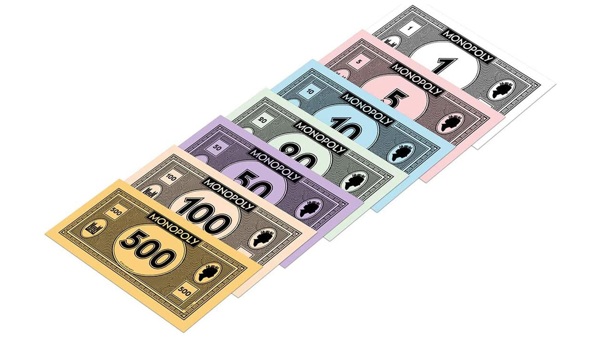 Currency for Monopoly: HM Queen Elizabeth II edition.