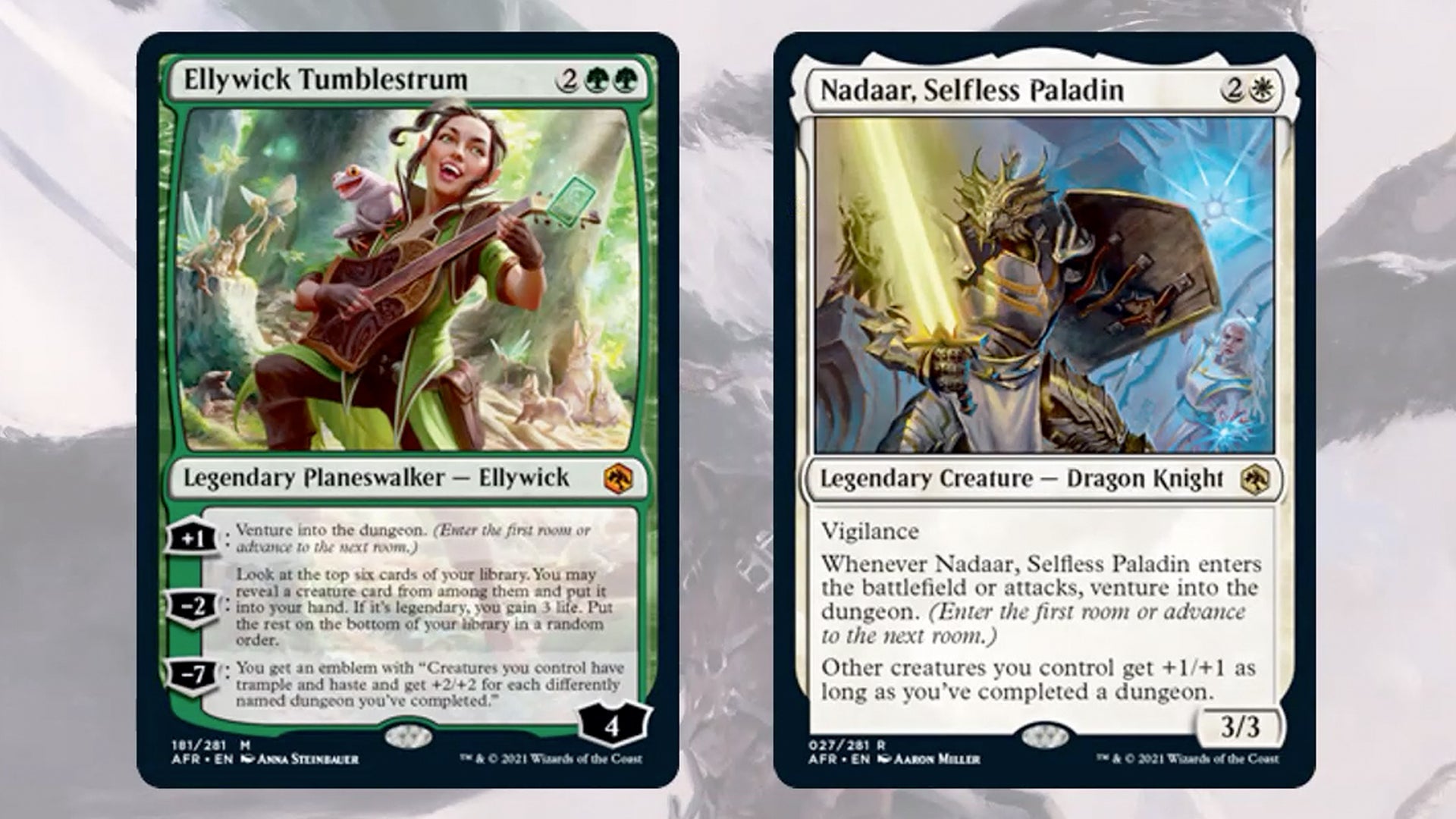Selfless Paladin Magic: the Gathering - Foil Adventures in The Forgotten Realms 027 Nadaar 