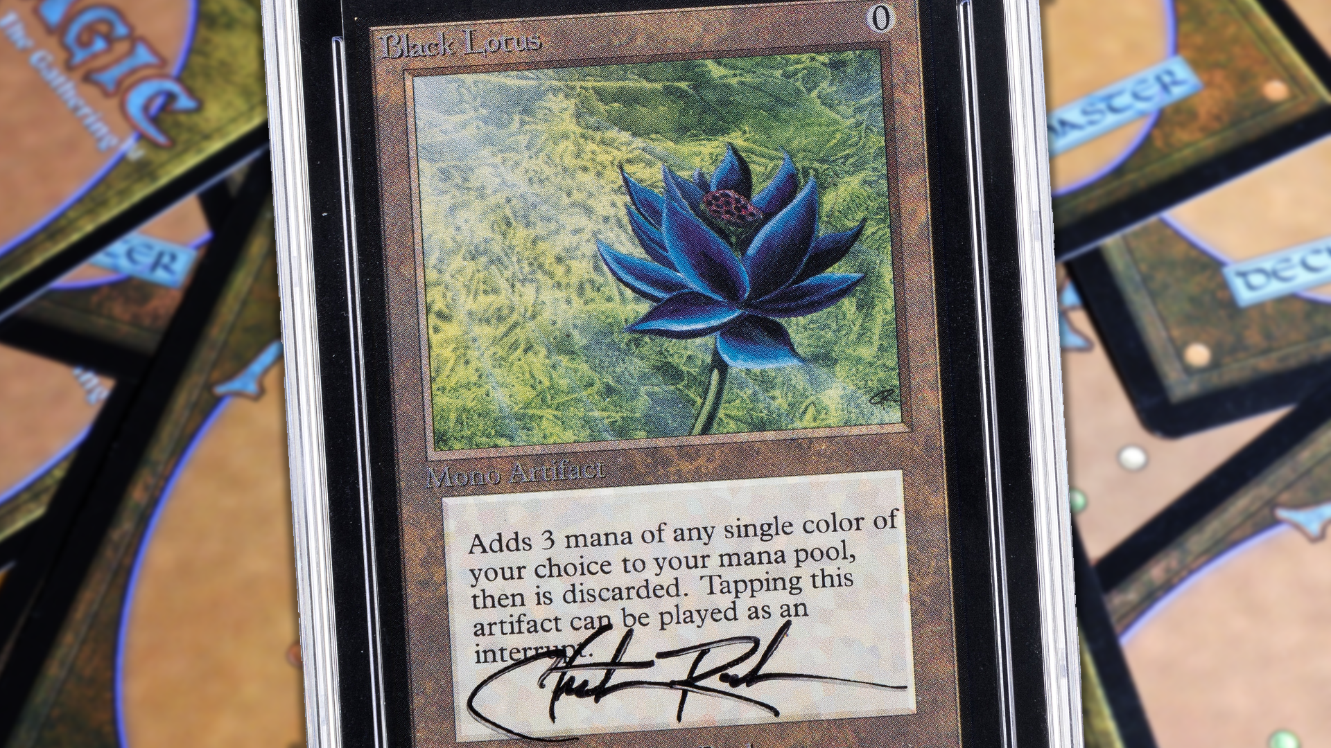 Image for Magic: The Gathering Black Lotus worth $615,000 breaks yet another sales record, days after the last one