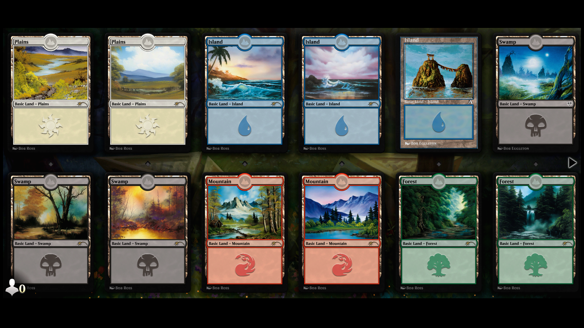 Magic The Gathering Arena Update Appears To Reveal Upcoming Cards With Art By Bob Ross Dicebreaker