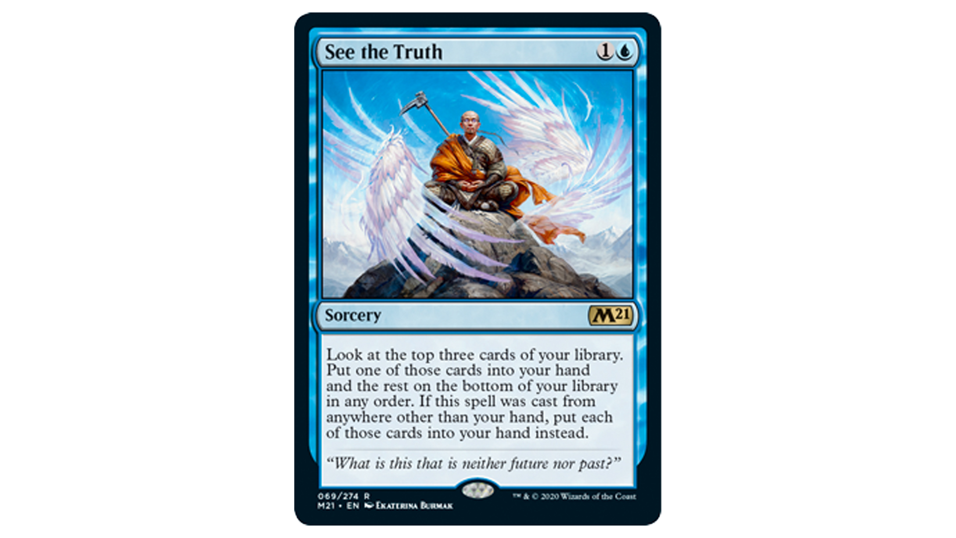 Skyscribing Commander 2013 PLD Blue Uncommon MAGIC GATHERING CARD ABUGames 