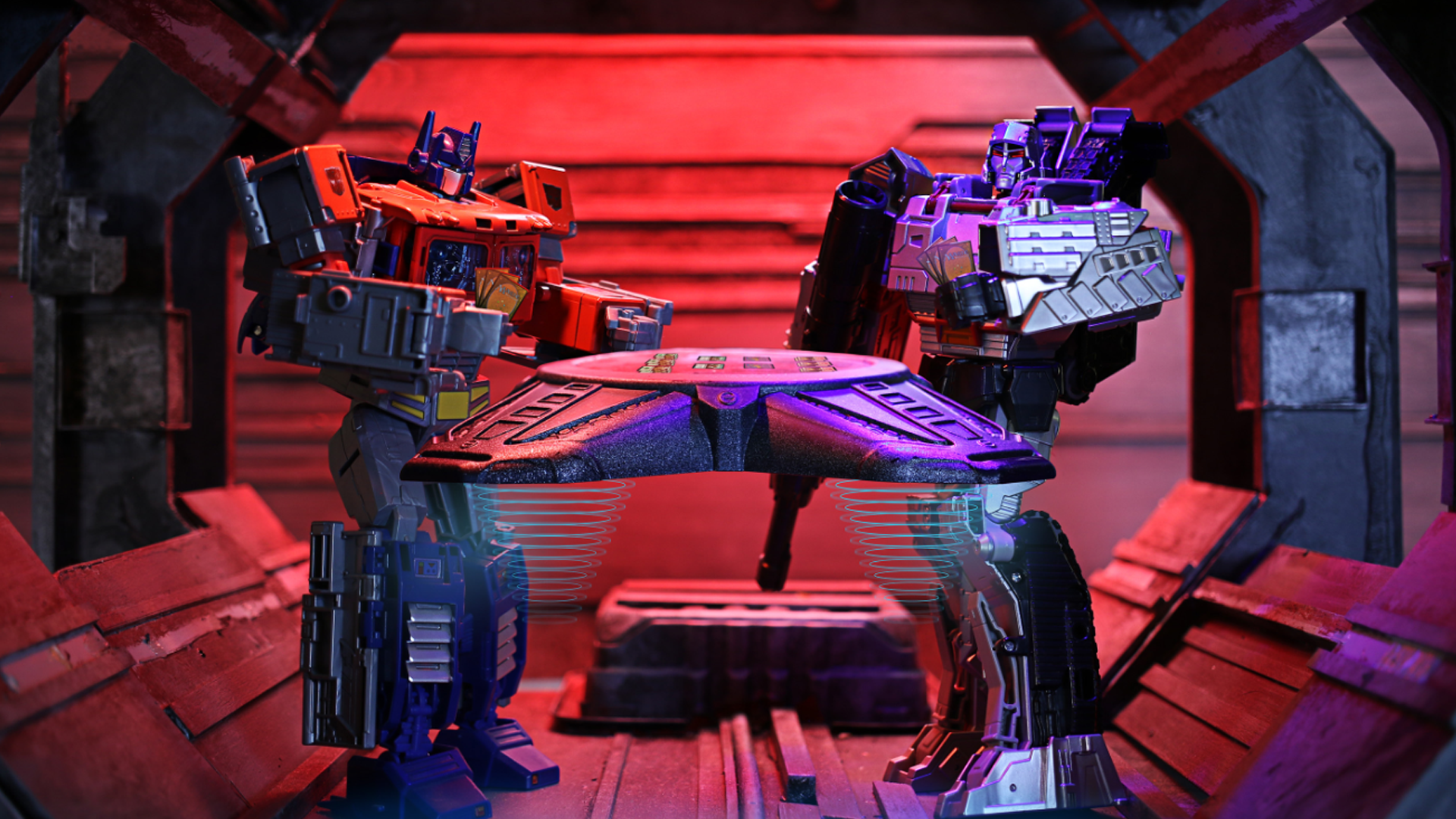 A promo image for Transformers cards