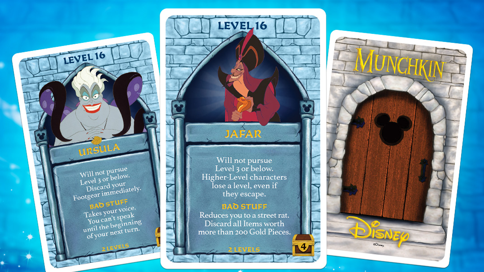 Munchkin: Disney board game cards