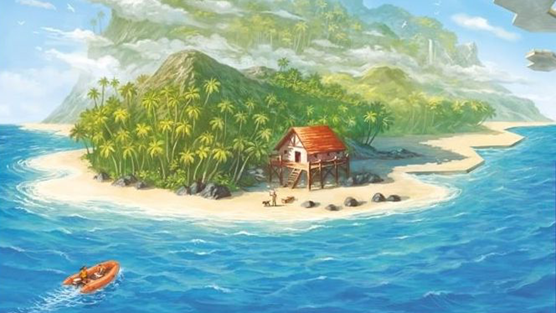 My Island board game artwork