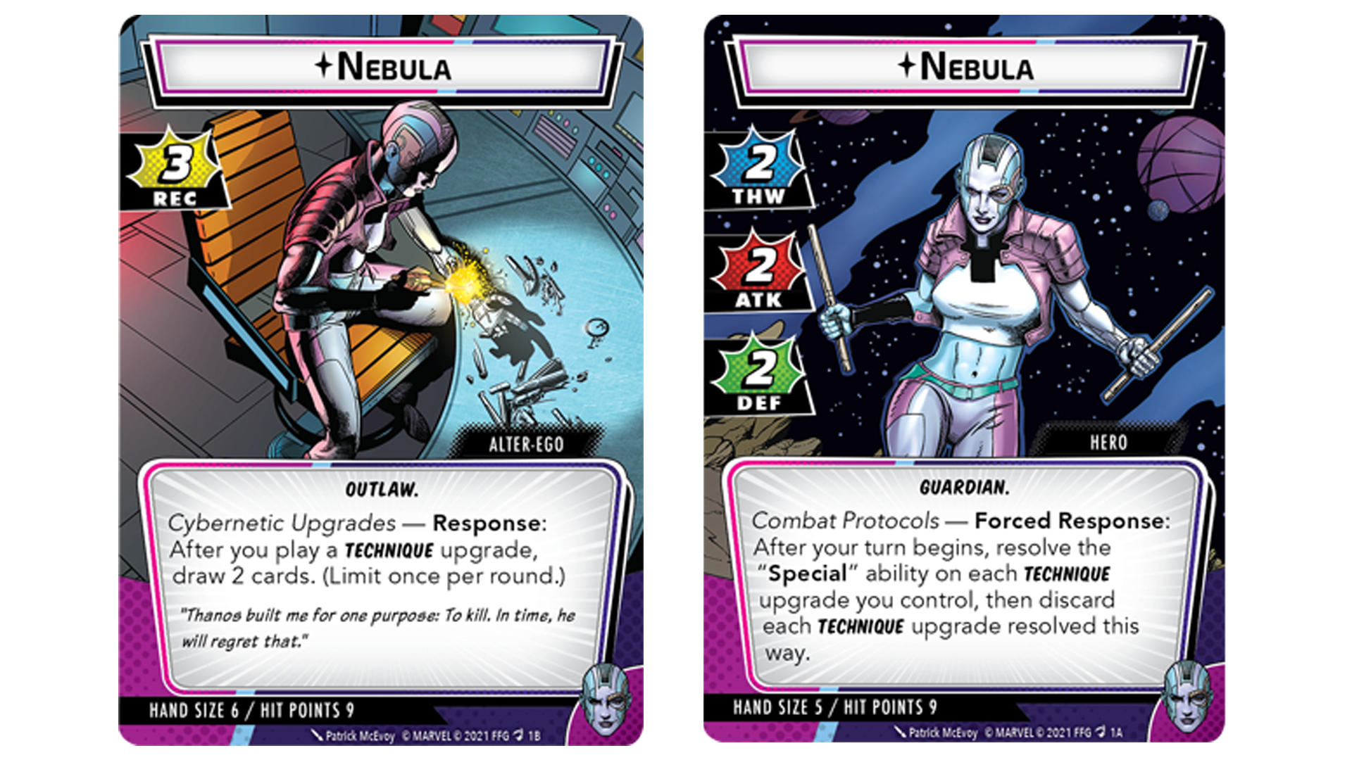 Marvel Champions Nebula Hero Pack 