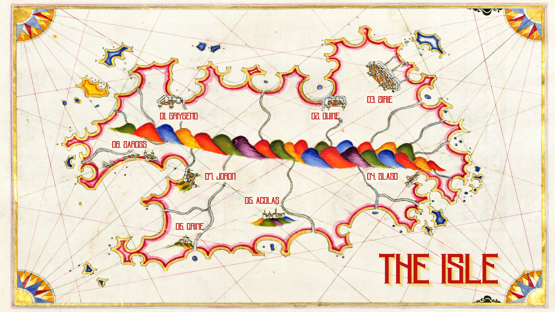 Map for journaling RPG Not a Demon