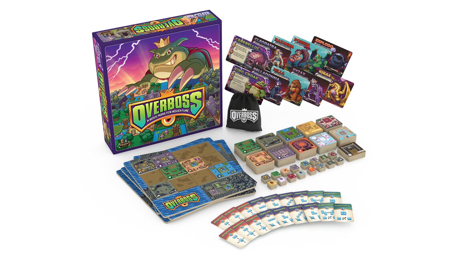 Overboss board game layout