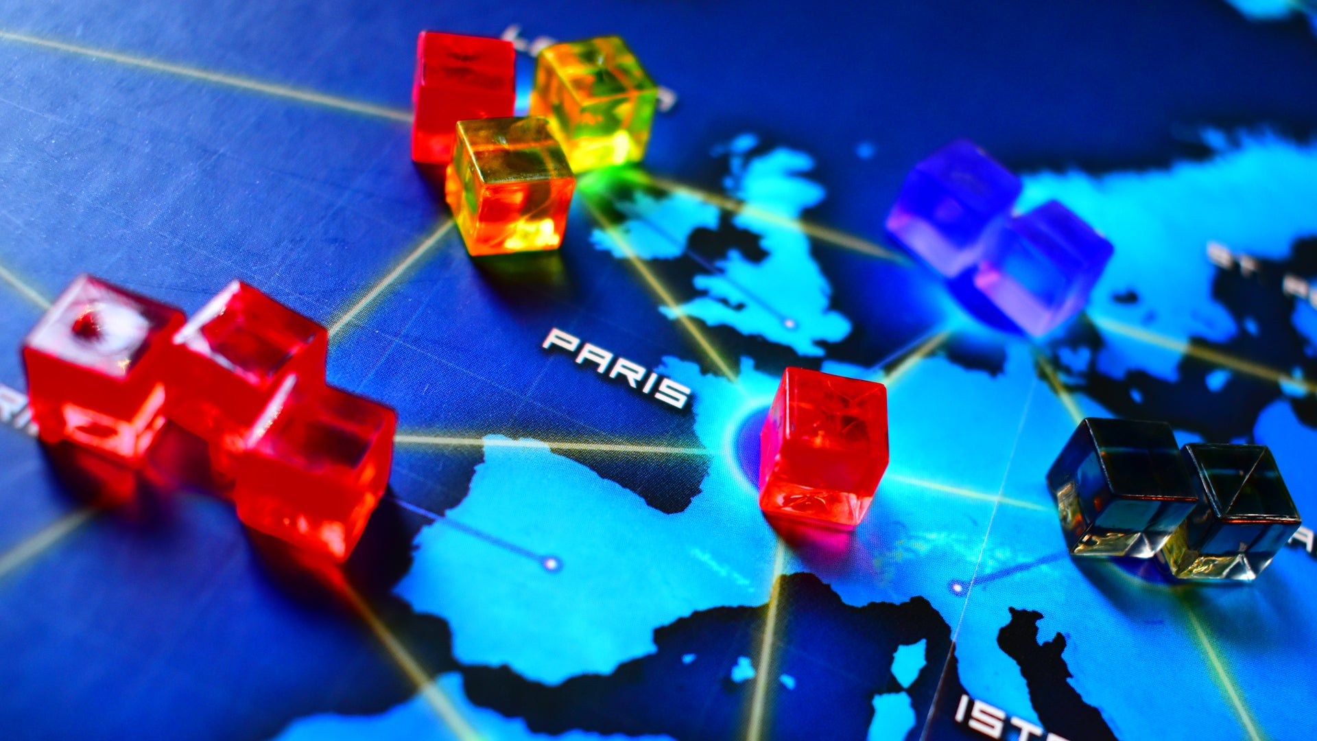 Pandemic co-op board game gameplay photo
