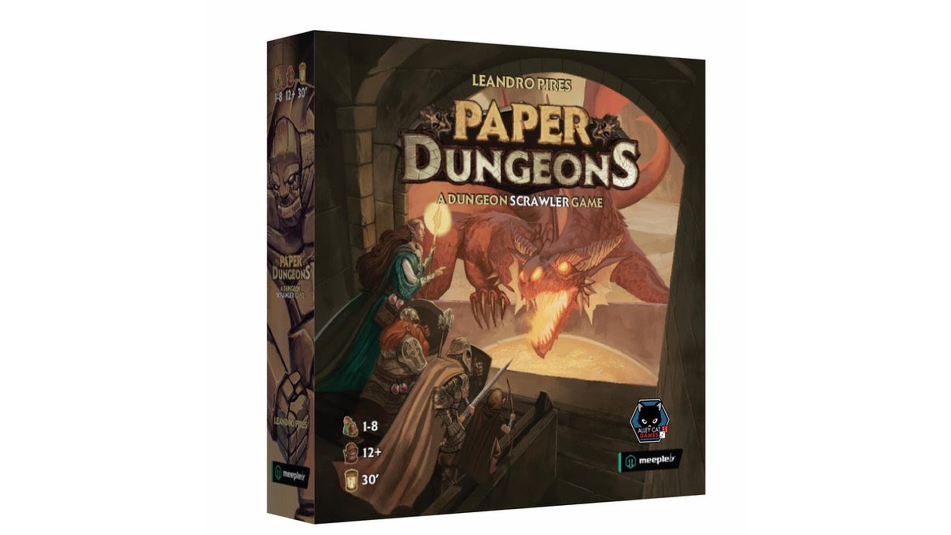 Paper Dungeons Board Game box