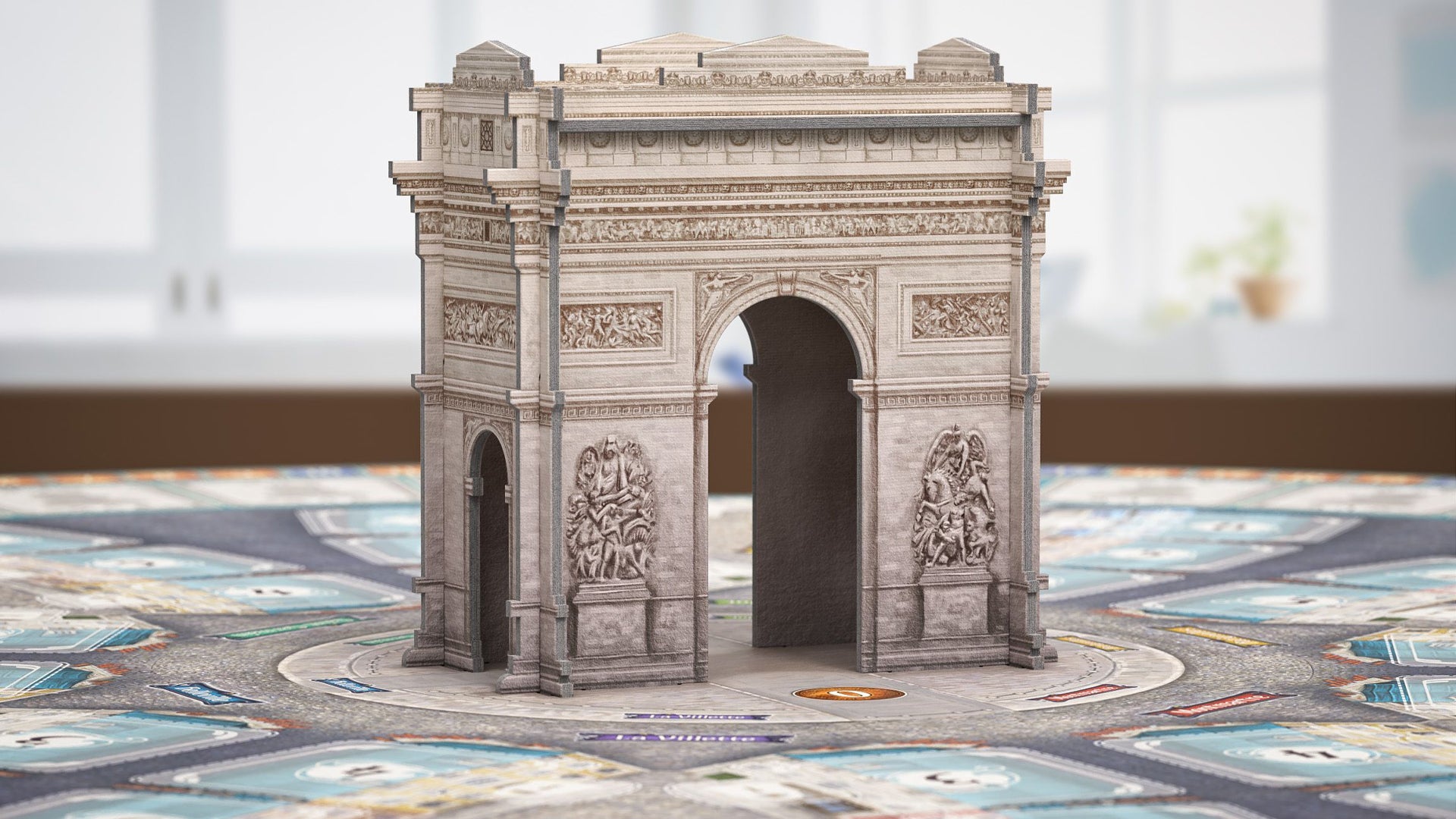 Paris board game layout