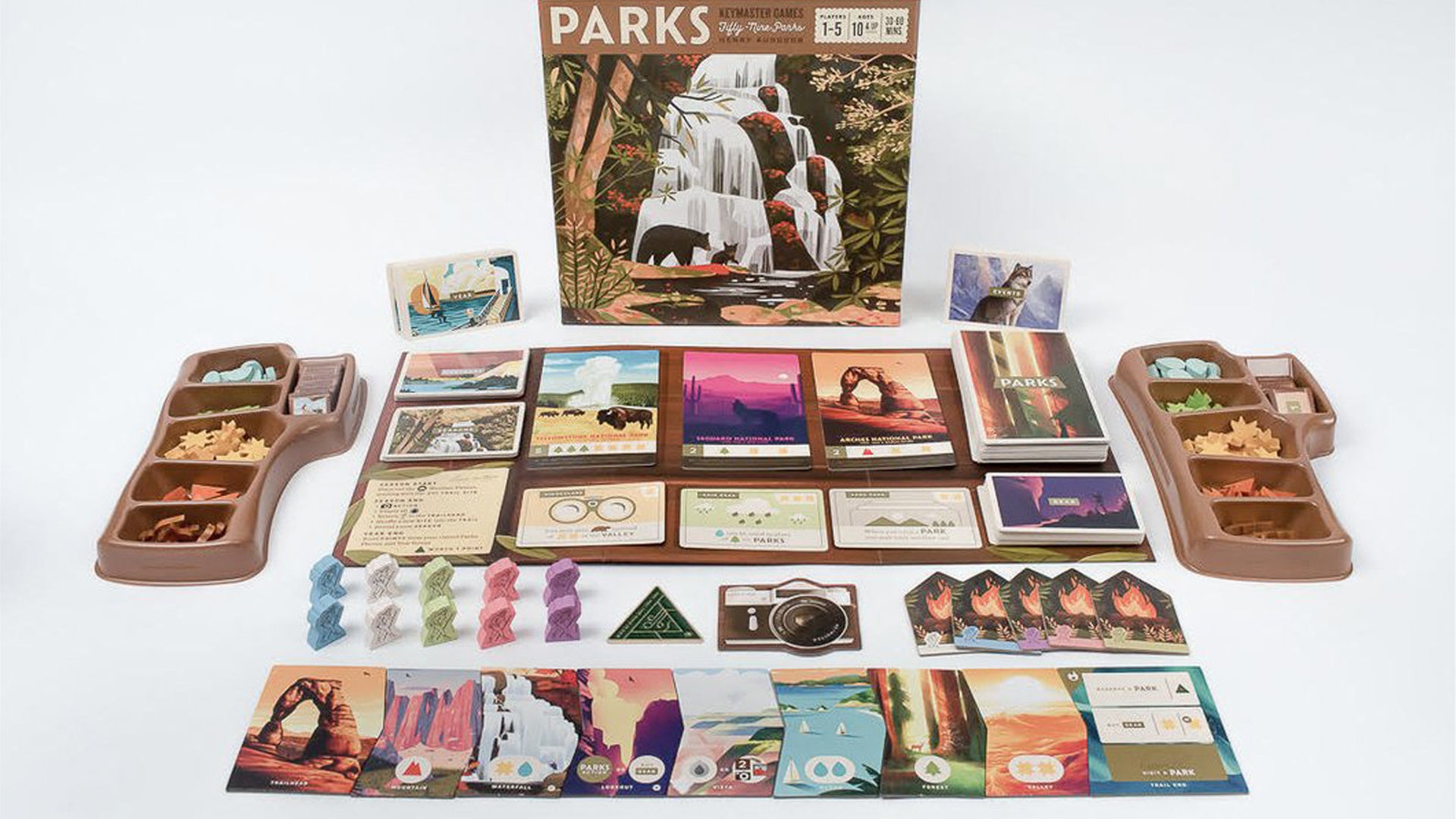 Parks board game layout