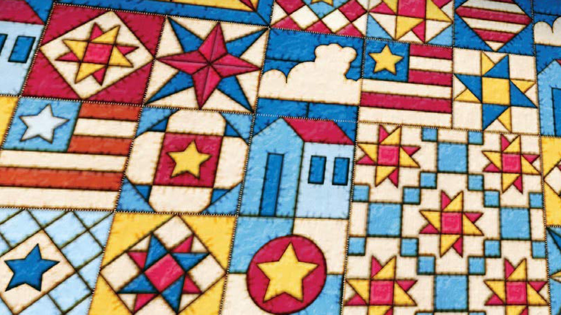 Patchwork: Americana Edition board game artwork